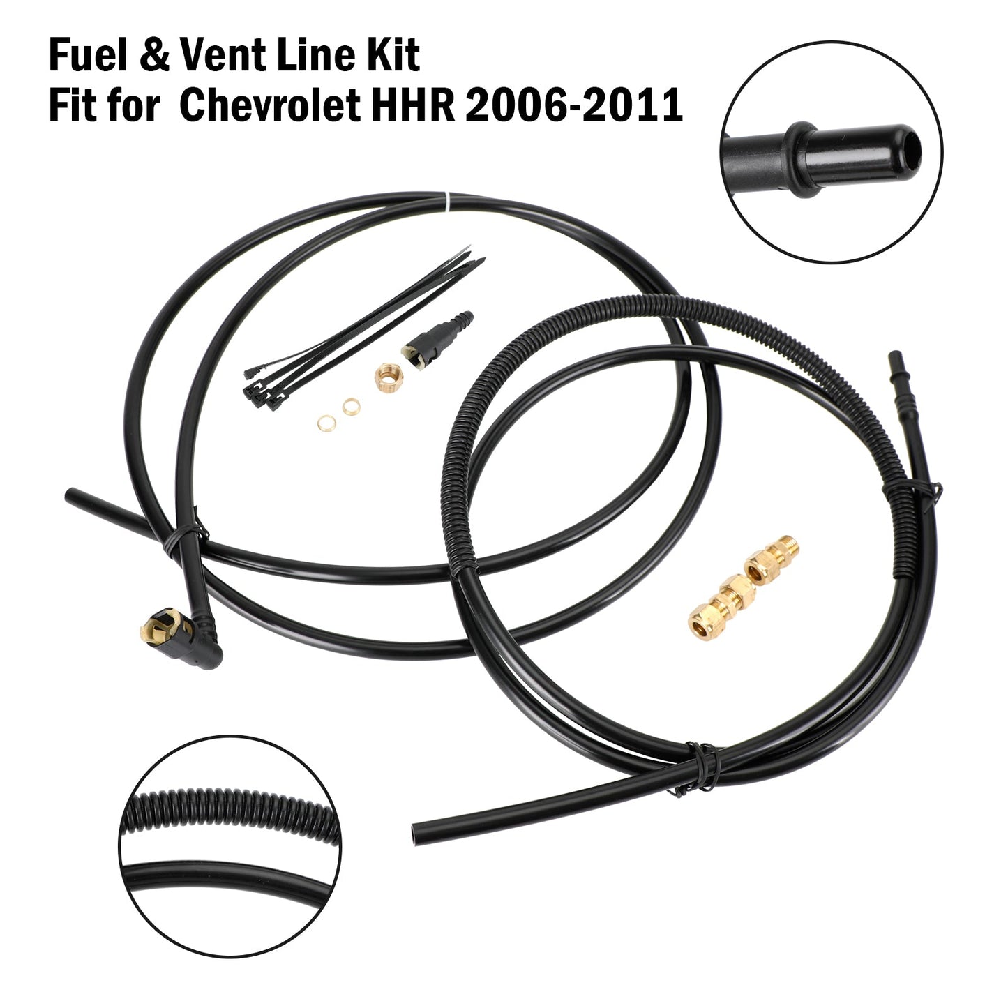 Chevrolet HHR 2006-2011 Kit de réparation de conduite de carburant et de ventilation en nylon Fl-FG0974