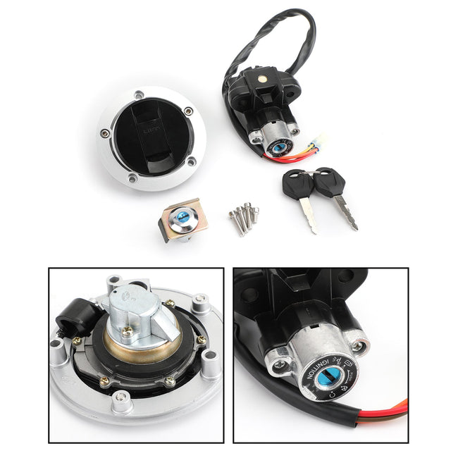 Zündschalter Kraftstoffgasdeckel-Lock-Taste für Suzuki SV650 S/A SFV650 SV1000/S 03-15 Generic