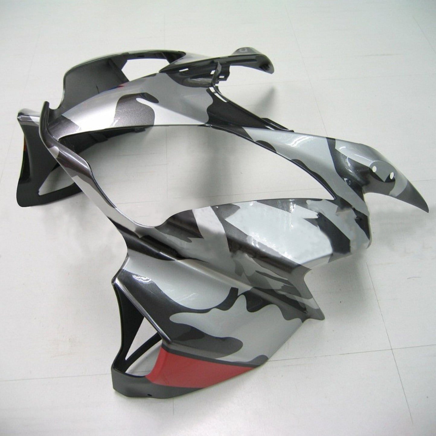 Amotopart 2002-2012 Honda VFR800 Black & Sliver Abzugskit