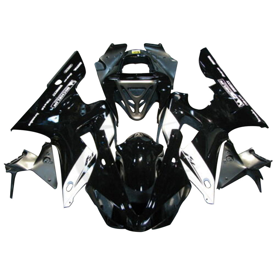 Amotopart 2000-2001 Yamaha YZF-R1 Schwarzverkleidungskit