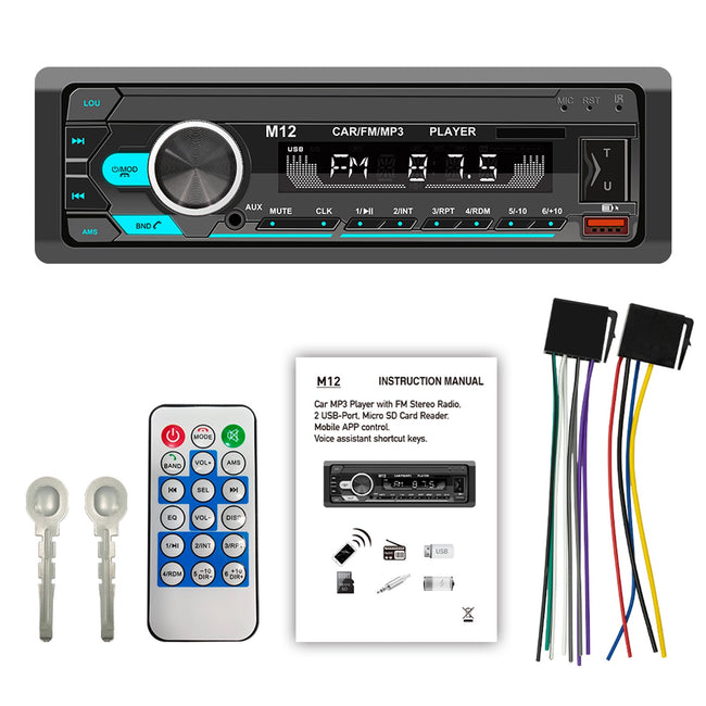 AI Smart Bluetooth Stereo Radio FM Auto MP3 Player Positionierung, um ein Auto zu finden