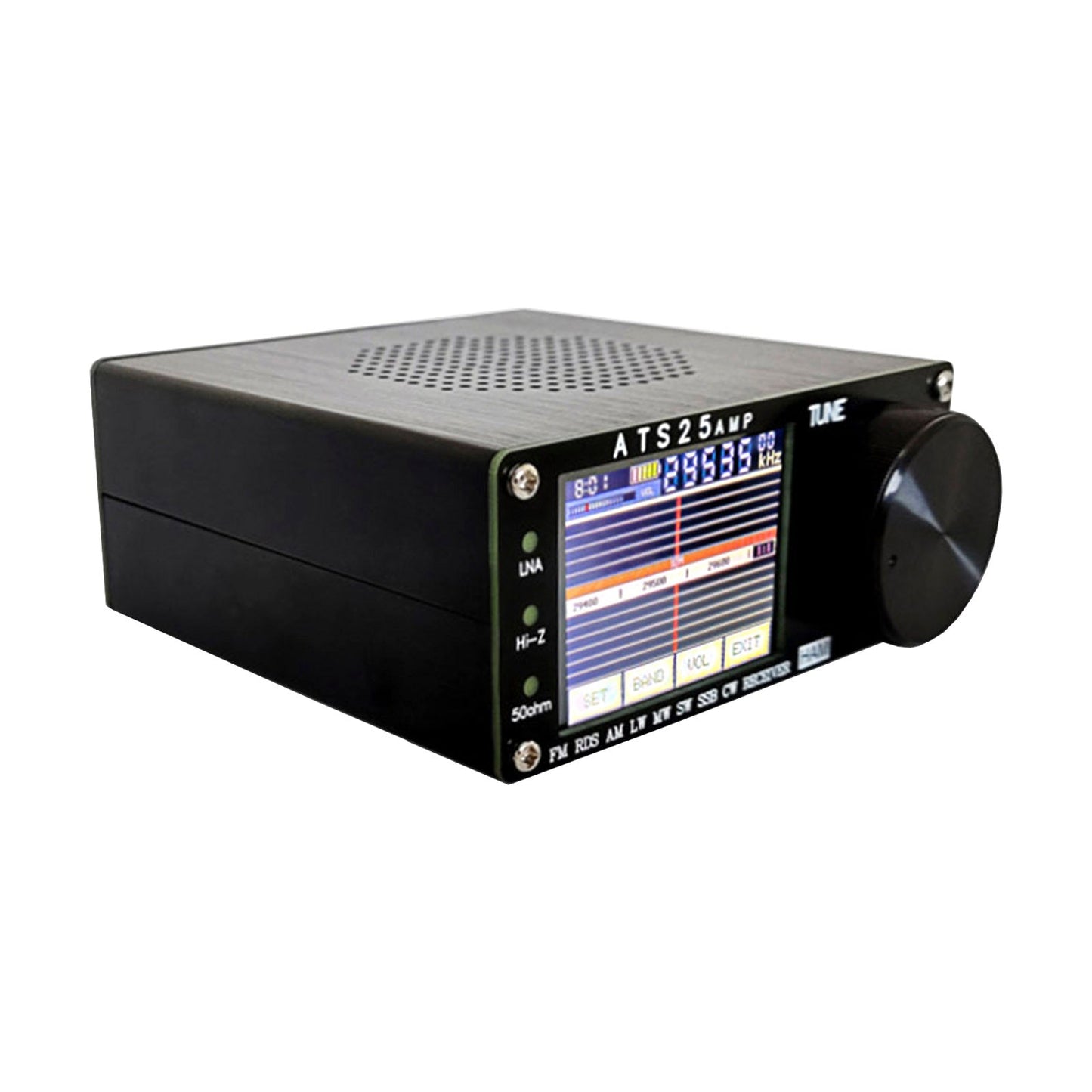 ATS25AMP Vollband-Radioempfänger FM RDS SW SSB DSP-Empfänger mit 2,4-Zoll-Touchscreen