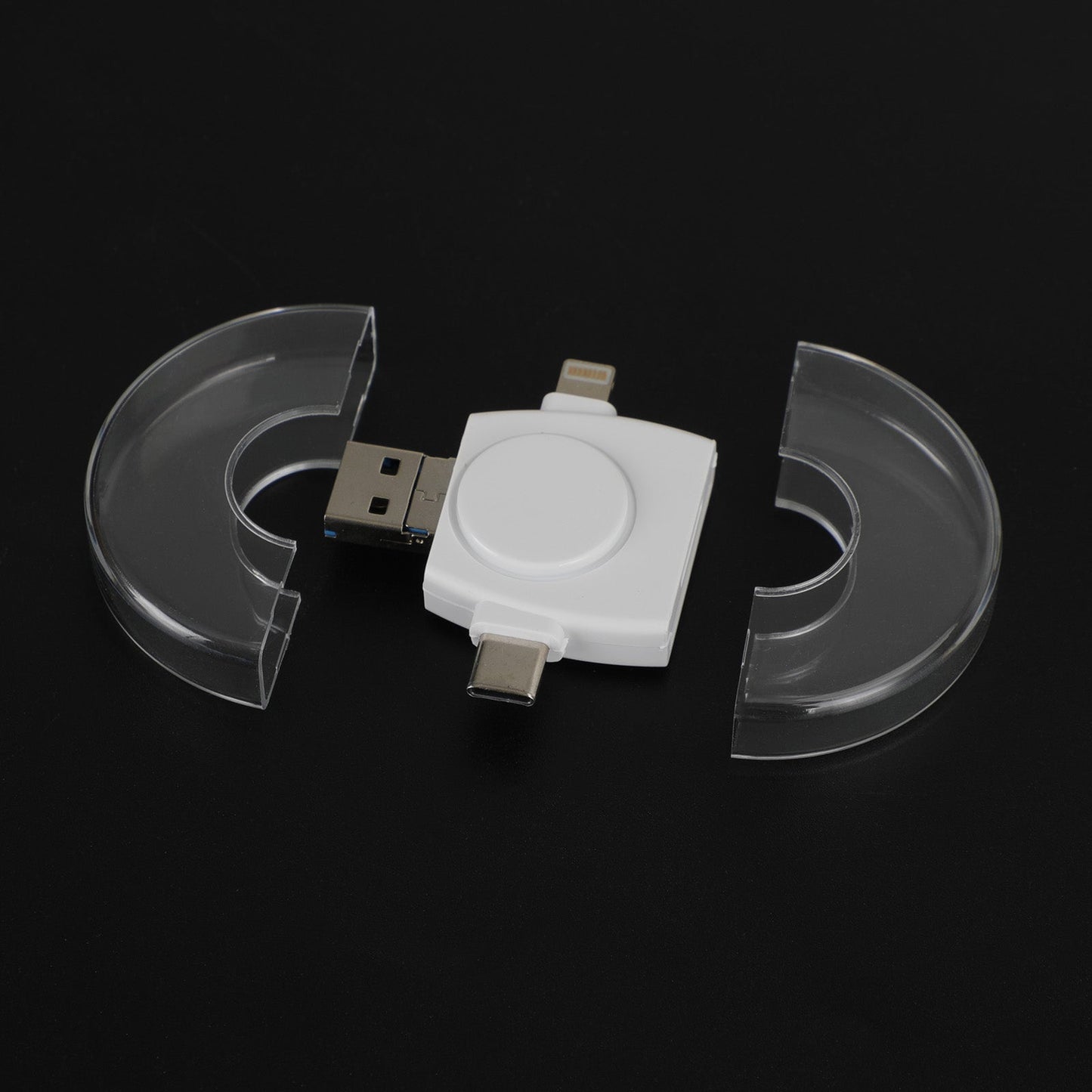 4 in 1 USB Micro SD TF Speicherkartenadapter Leseadapter für Android IOS