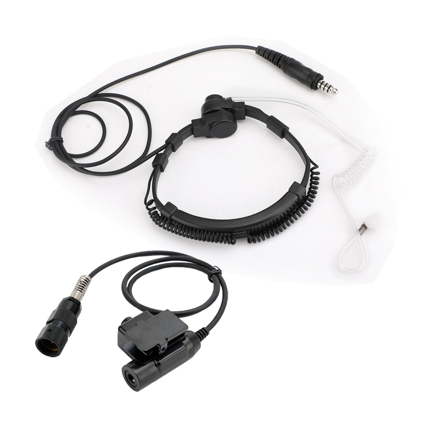 7,1 mm Big Plug Tactical Throat Mic Headset für AN/PRC-152 AN/PRC-148 U329 Radio