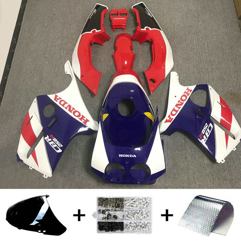 Amotopart Honda CBR250RR MC22 1990–1998 Verkleidungsset, Karosserie, Kunststoff, ABS