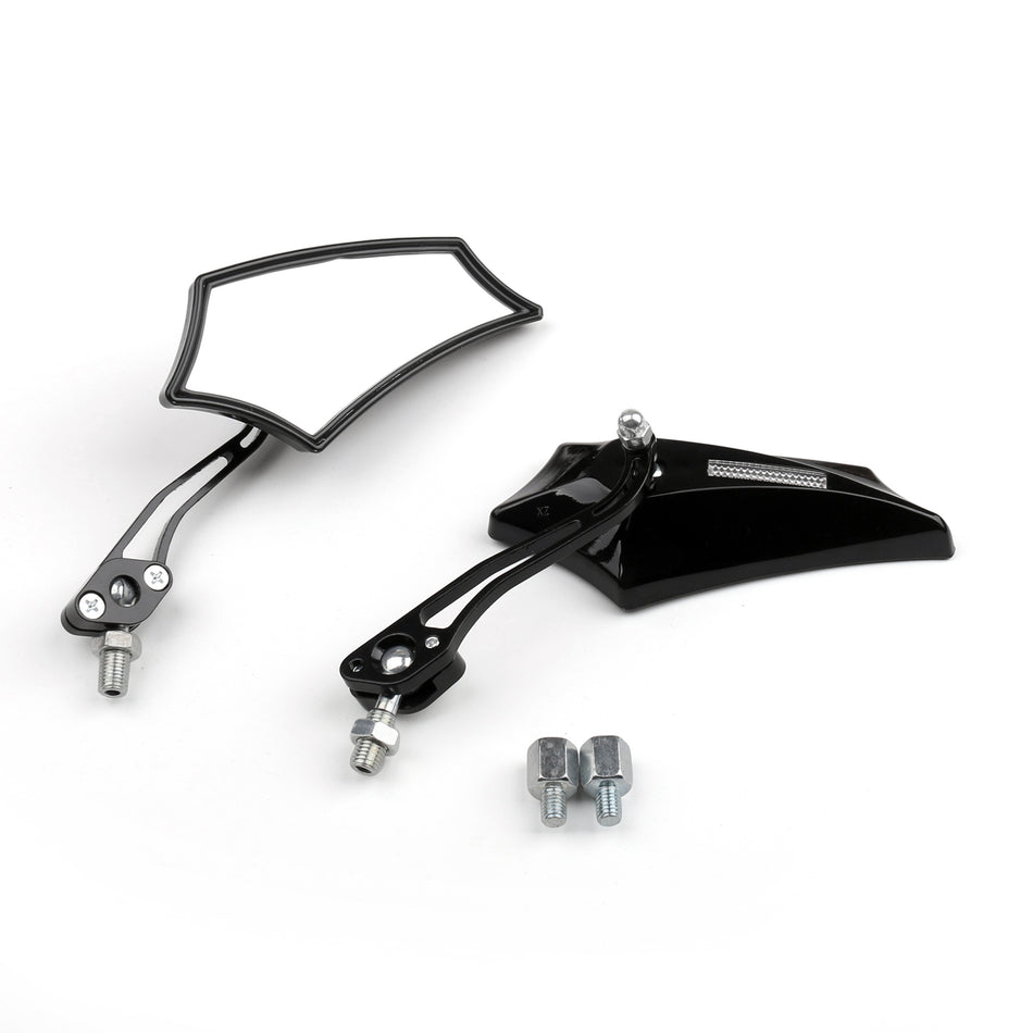 Motorrad Chopper Cruiser Street Dirt Bike Rückspiegel 8mm 10 mm