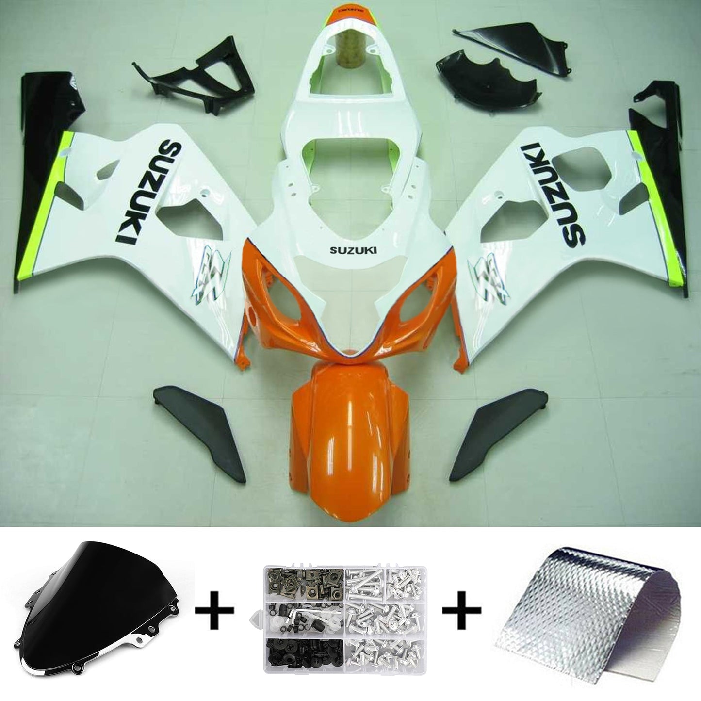 Amotopart Suzuki GSXR 600/750 2004-2005 Verkleidungskit Karosserie Plastik