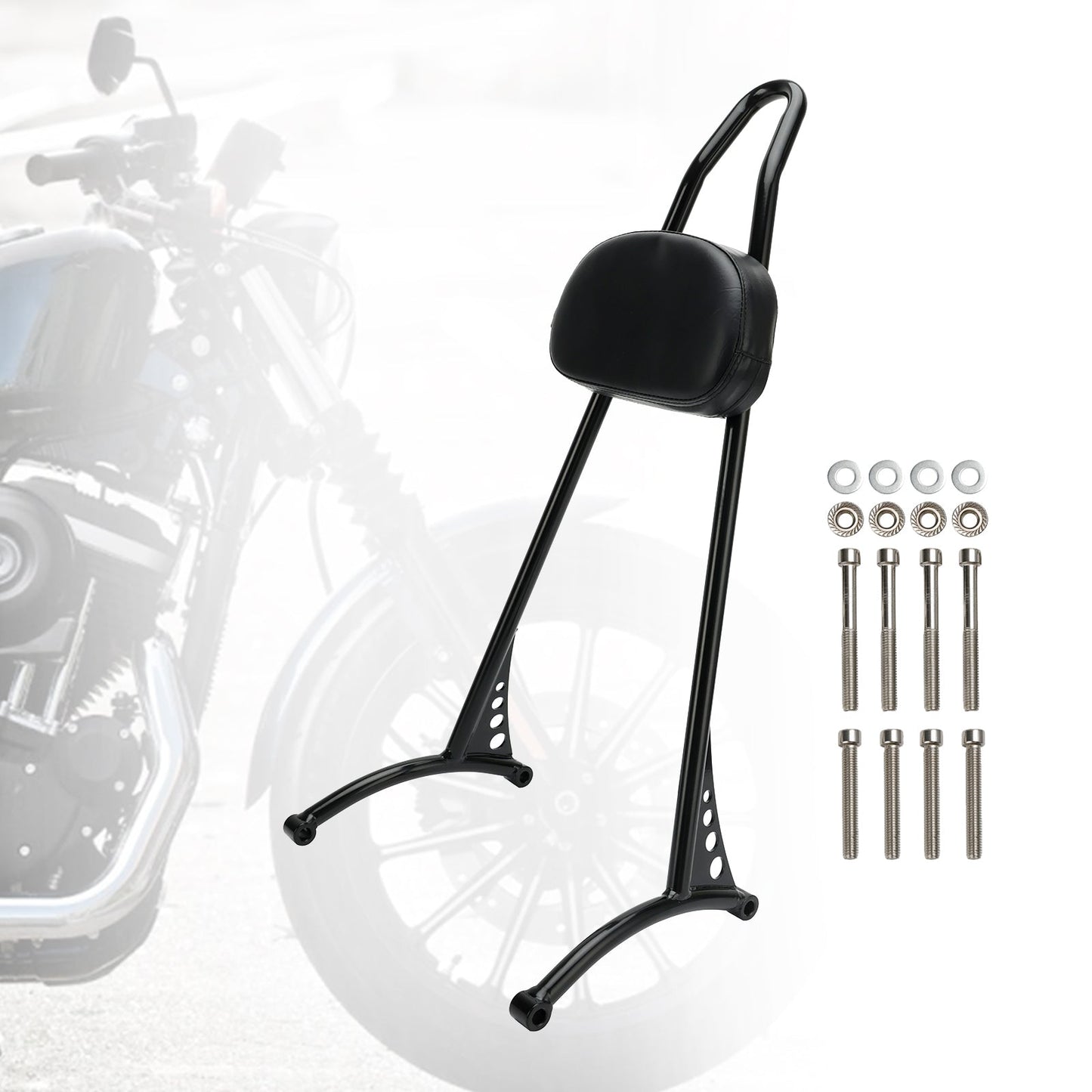 Sozius-Sissy-Bar-Rückenlehne für Sportster Iron 883 1200 XL 48 72 ab 2004