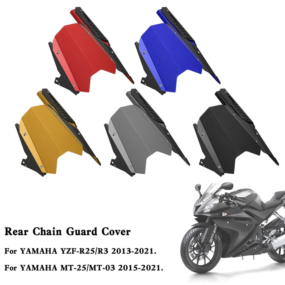 2013-2021 YAMAHA YZF R25 R3 MT-25 MT-03 Kettenschutzabdeckung für hinteres Kettenrad