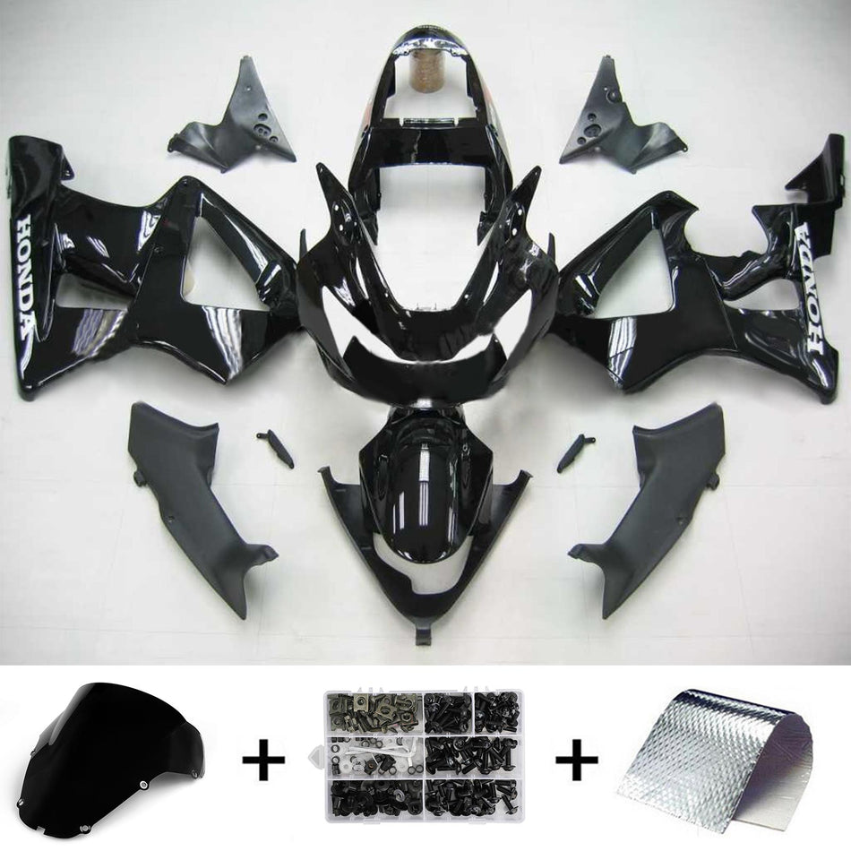 Amotopart Honda CBR929RR 2000-2001 Kit de carénage Corps Plastique ABS
