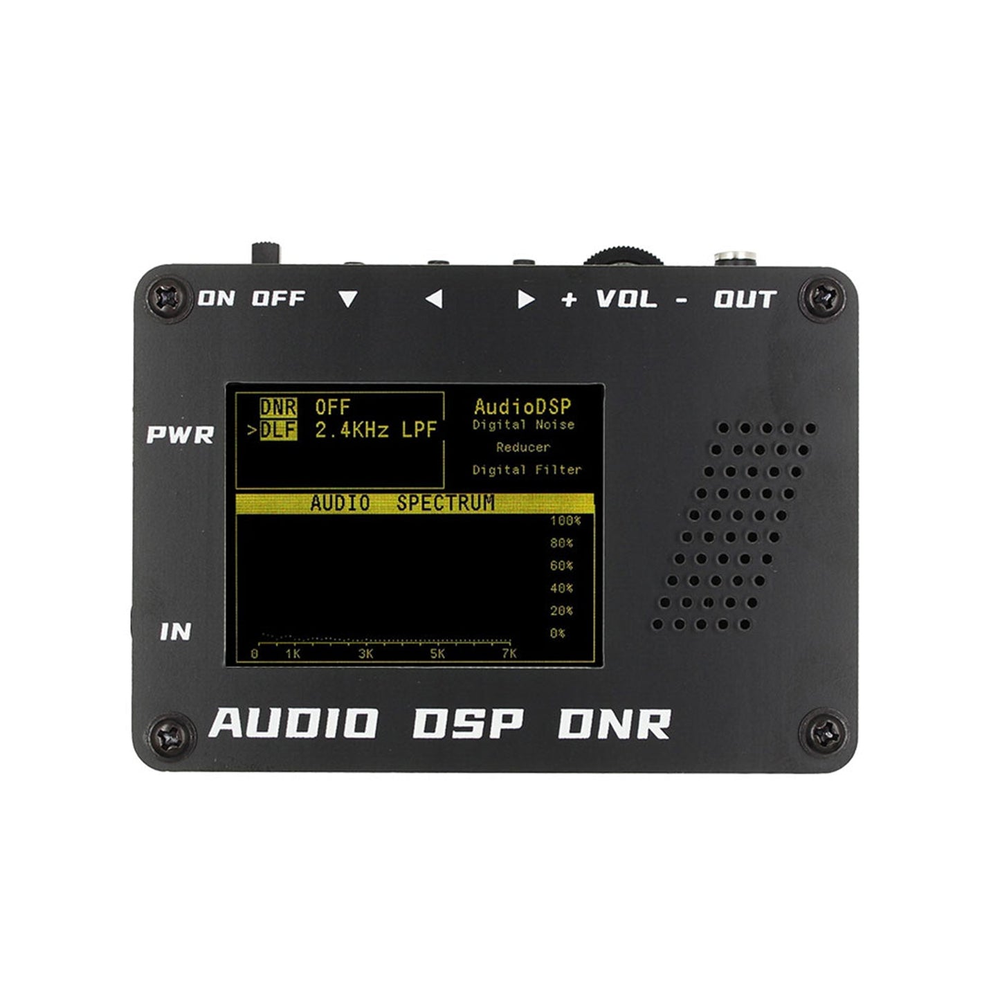 Audio DSP Rauschunterdrückung DNR Digitalfilter SSB Radio YAESU ICOM + Lautsprecher