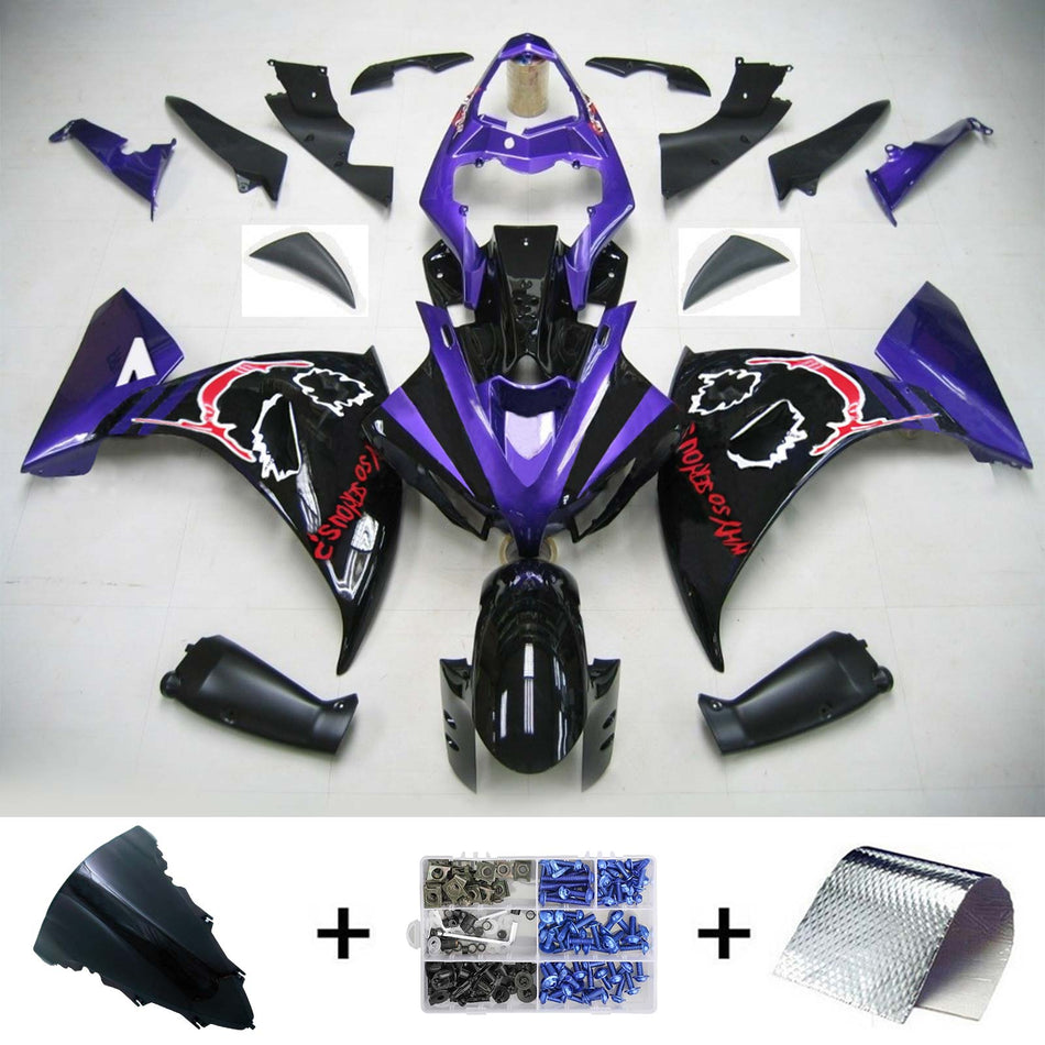 Kit vente injection corps plastique ABS fit pour Yamaha YZF 1000 R1 2009-2011