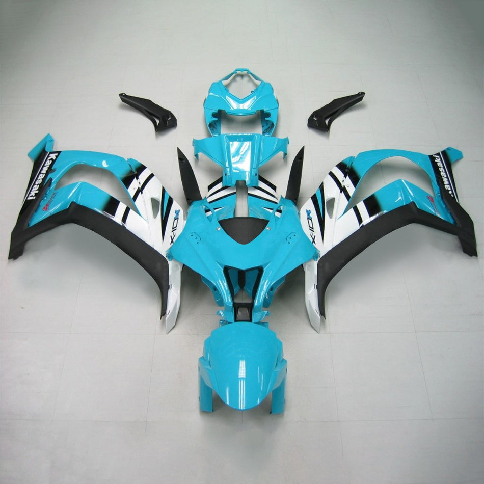 Amotopart Kawasaki ZX-10R ZX10R 2021-2023 Verkleidungskit Karosserie ABS