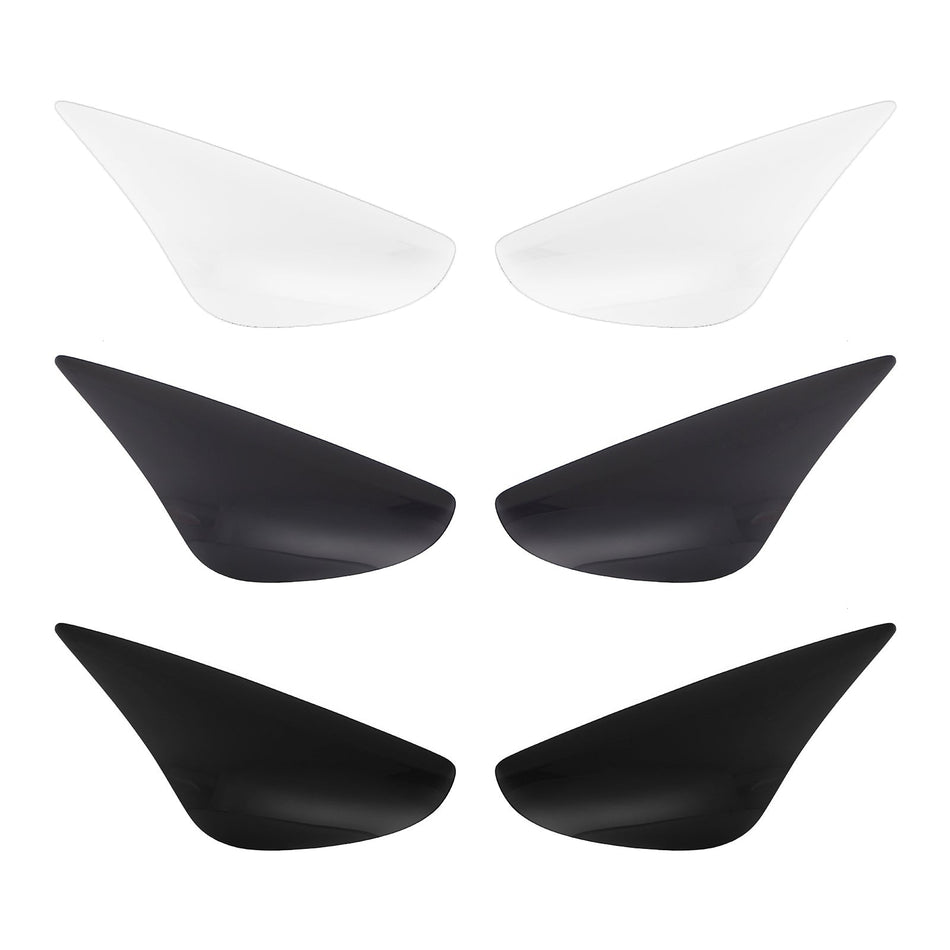 Frontscheinwerfer-Objektiv-Schmutzabdeckung Passend für Kawasaki ZX-6R ZX 6R 636 Schwarz Generic