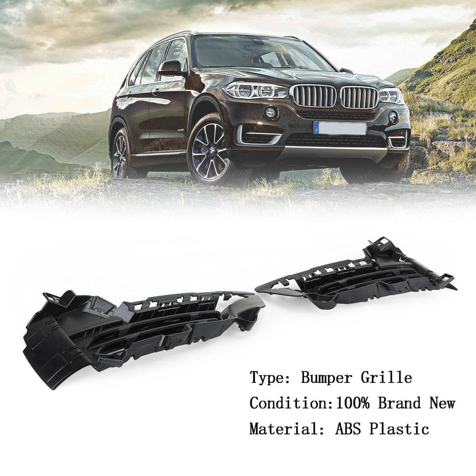 Frontsto?stange unten links & rechts Gittergrill passend für BMW X5 F15 2014-2018 Generic