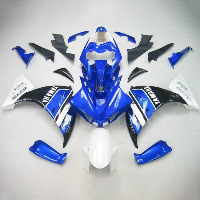 Amotopart Yamaha 2009-2011 YZF 1000 R1 Blue Black White Faxing Kit