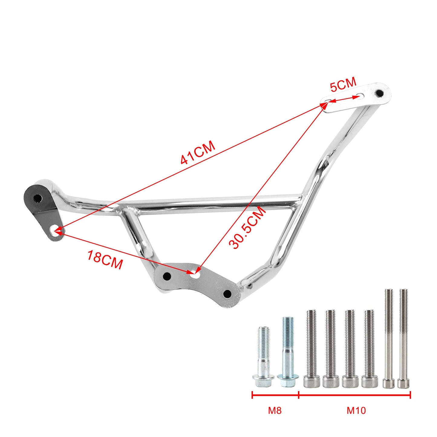 Barre anti-poussière moteur pour Honda Goldwing GL1800 F6C 18-20 19 chromé générique