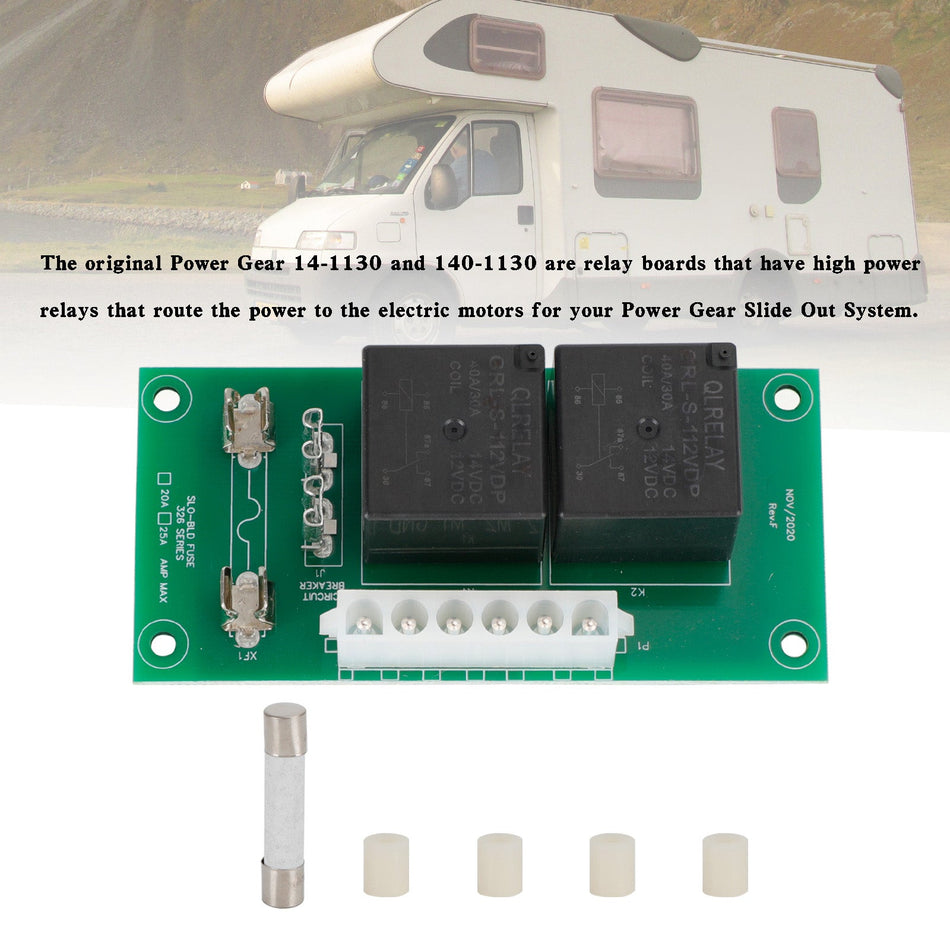 Karawane RV Power Gear 14-1130/140-1130 Relay Control Board 246063 Generikum