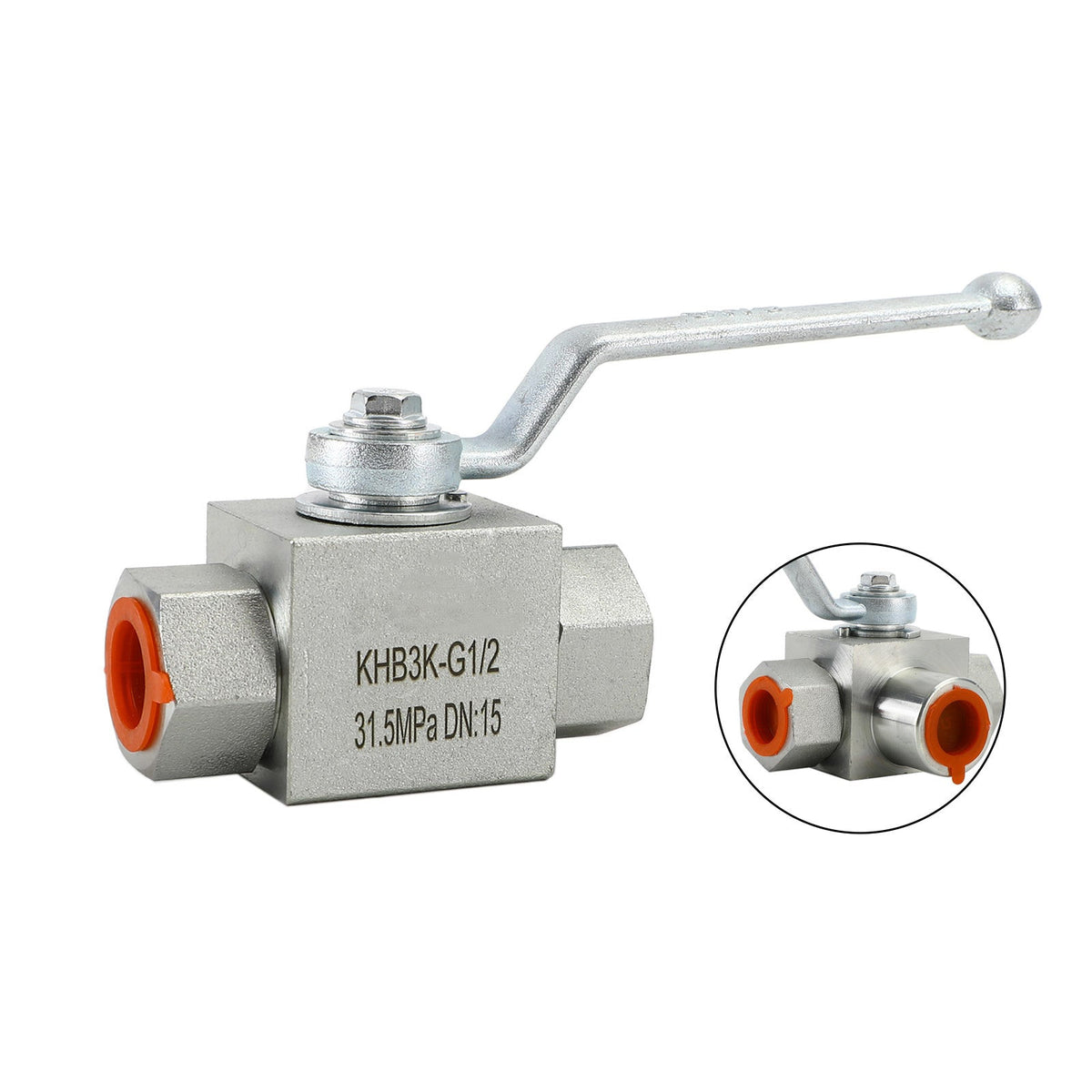 2-Wege Kugelhahn Aus Karbonstahl – 3/4 NPT, Bis 4568 PSI, Verzinkt Für Hydraulik & Wasser