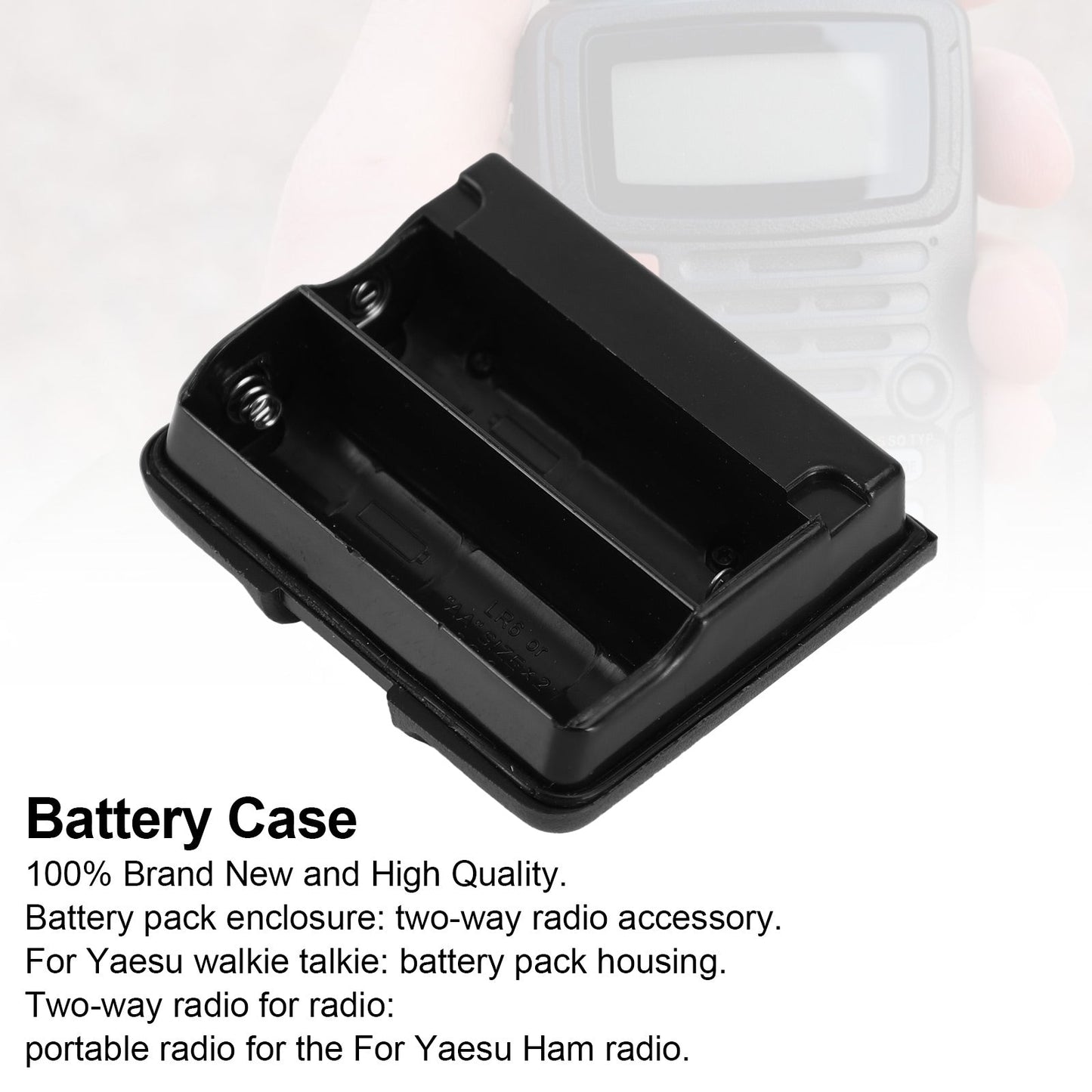 Unterstützung 2 AA Alkaline FBA-23 Battery Case Bags für Walkie Talkie VX-6R VX-7R
