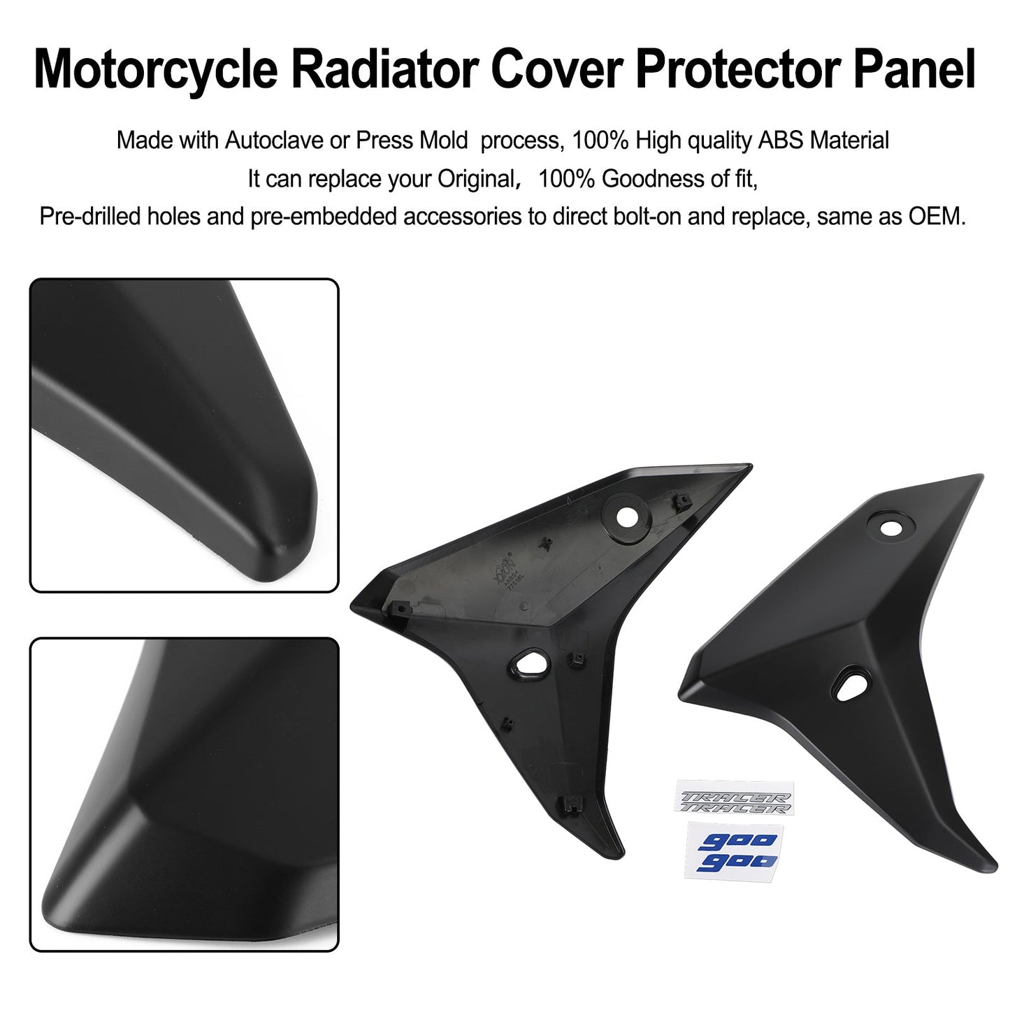 Caches latéraux de radiateur pour YAMAHA Tracer 900 GT 2018-2020