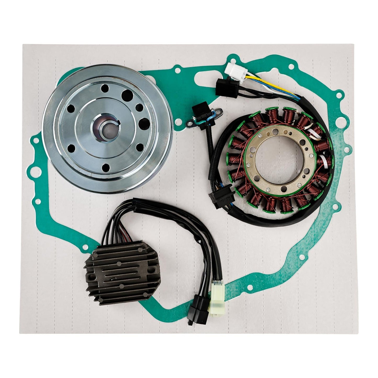 Arctic Cat 400 ATV 2003–2008 Kit Stator Rotor Regler Gleichrichter Abdeckung Dichtung Fedex Express