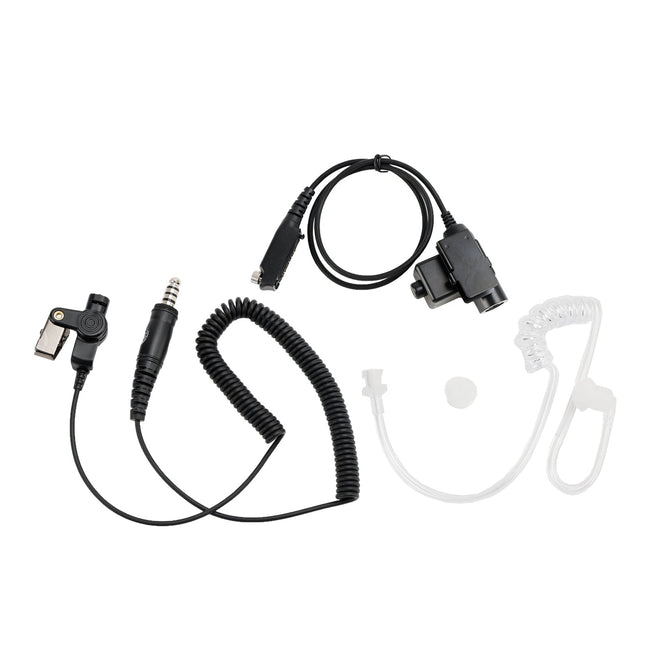 7.1-A3 Single Transparent Tube Headset 6-Pin U94 PTT für STP8040 STP8080 STP9000