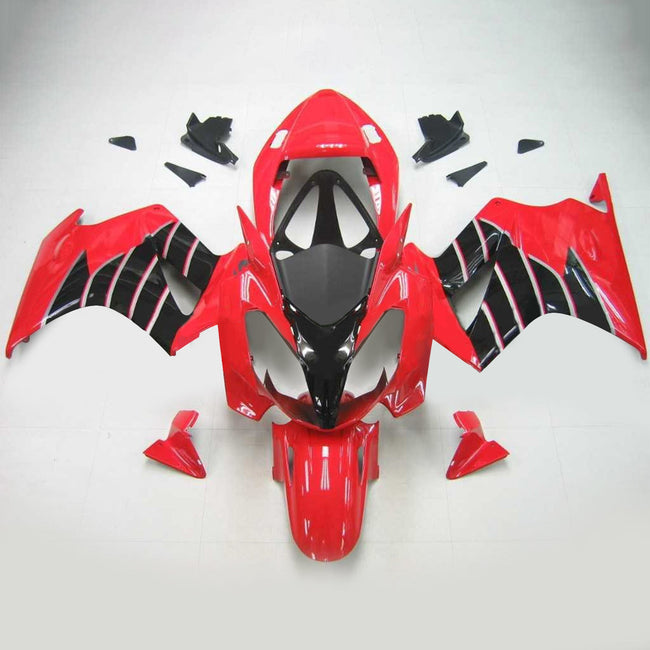 Amotopart 2002-2012 Honda VFR800 Red &amp; Black Wing Fearing Kit