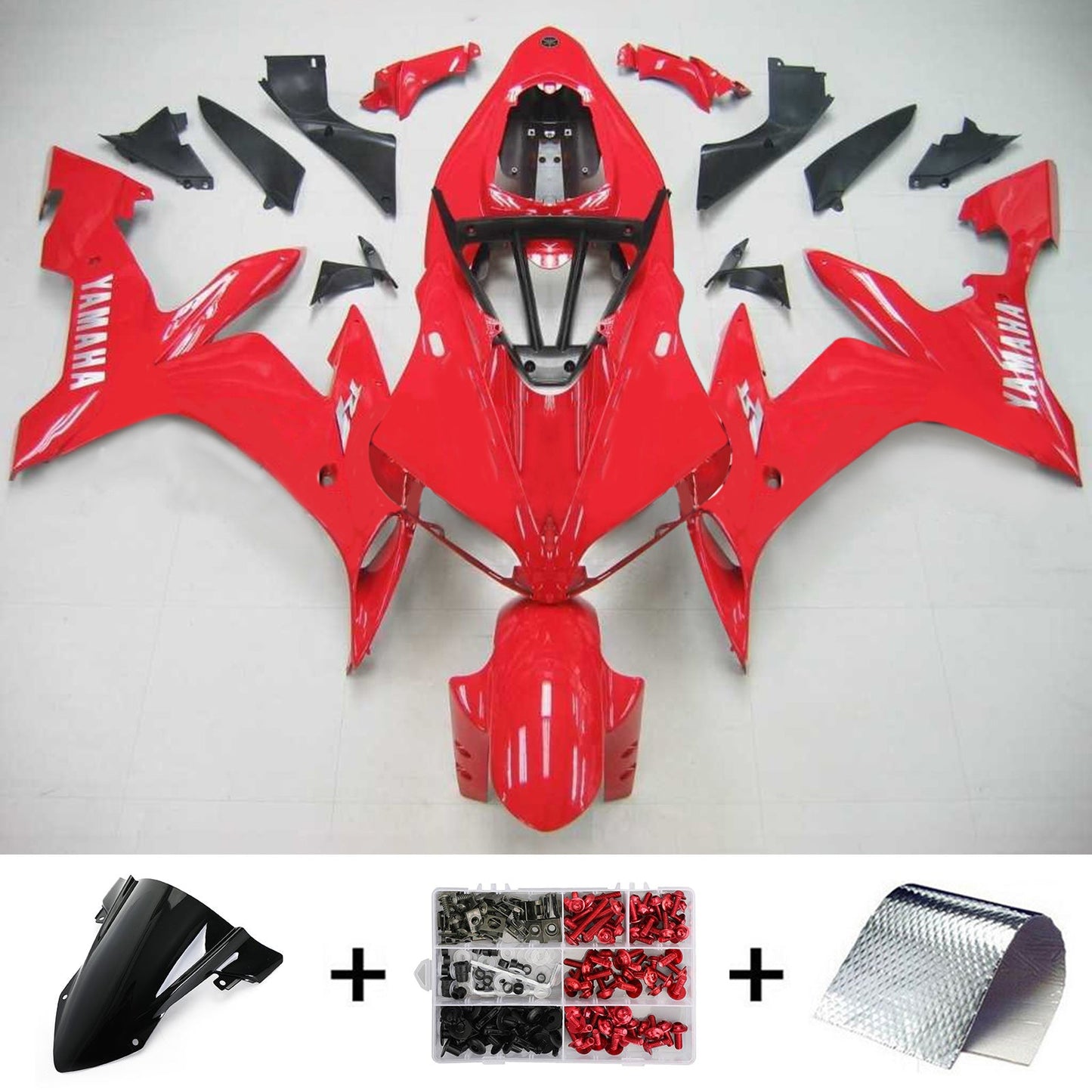 Amotopart Yamaha 2004-2006 YZF 1000 R1 Redverrückte Kit