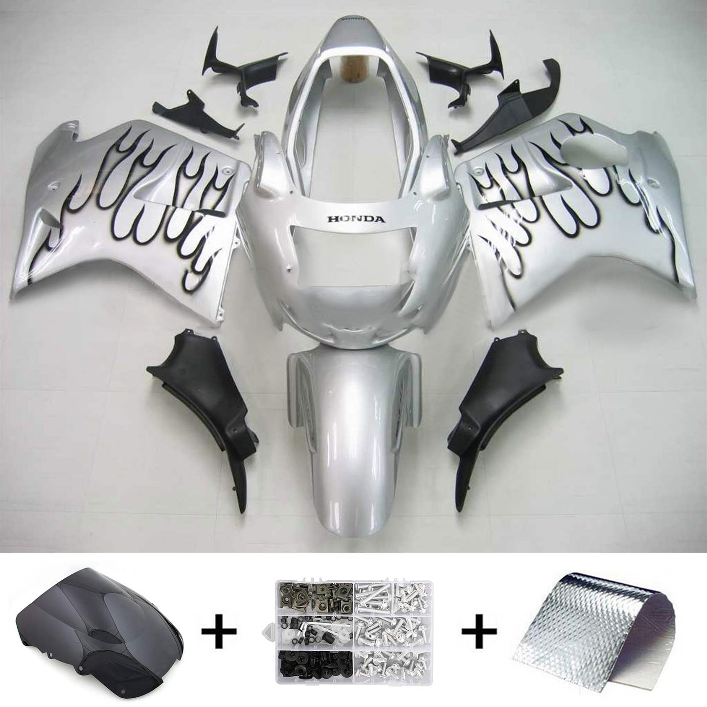 Amotopart Honda CBR1100XX Superblackbird 1996-2007 Verkleidungskit