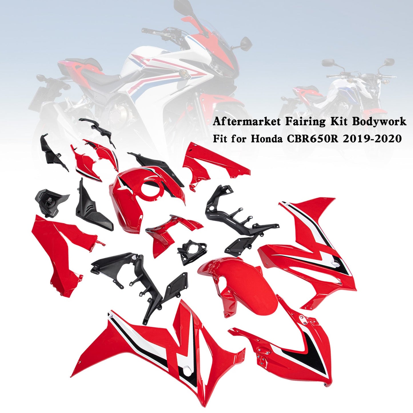 Honda CBR650R 2019–2020 Verkleidung, ABS-Kunststoff-Spritzguss