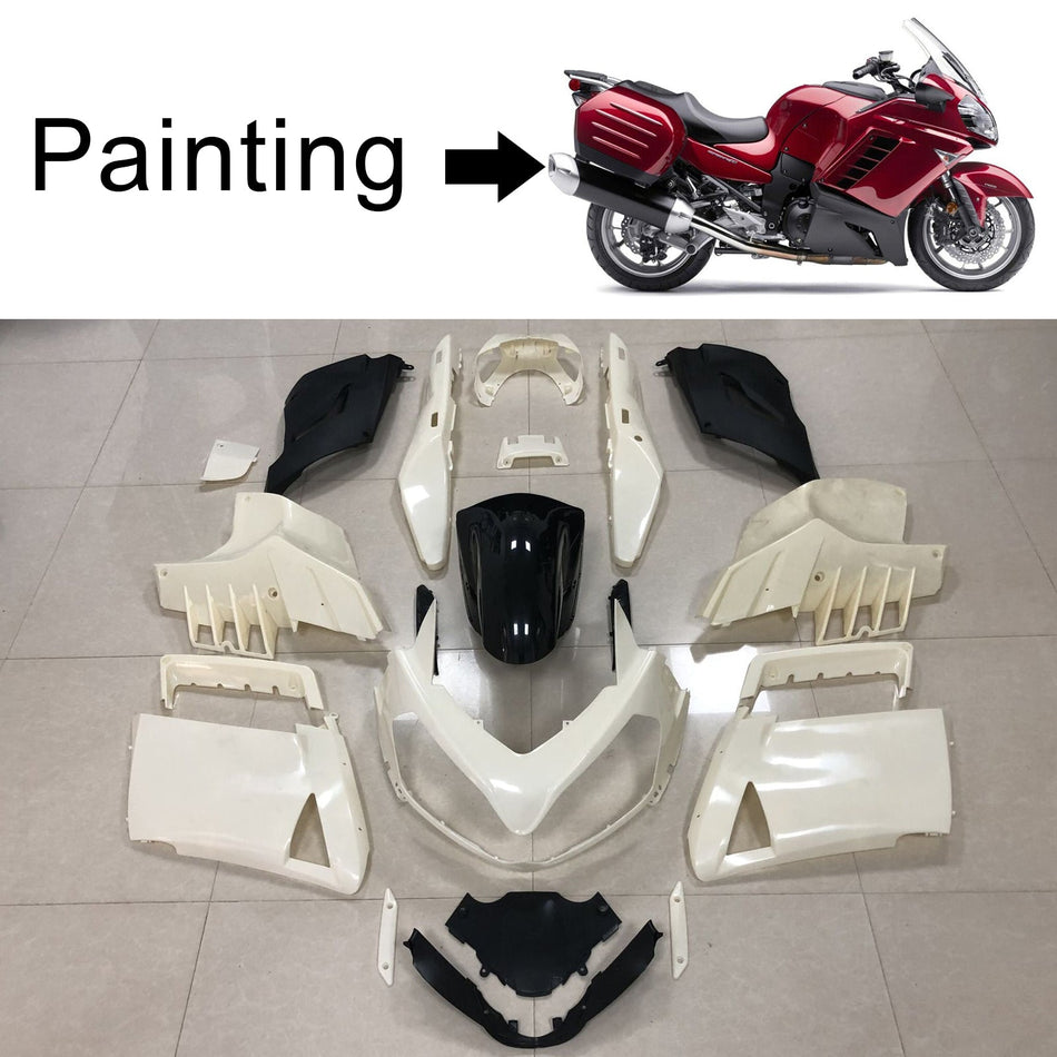 Amotopart Kawasaki GTR1400 ZG1400 2007-2009 Verkleidungskit