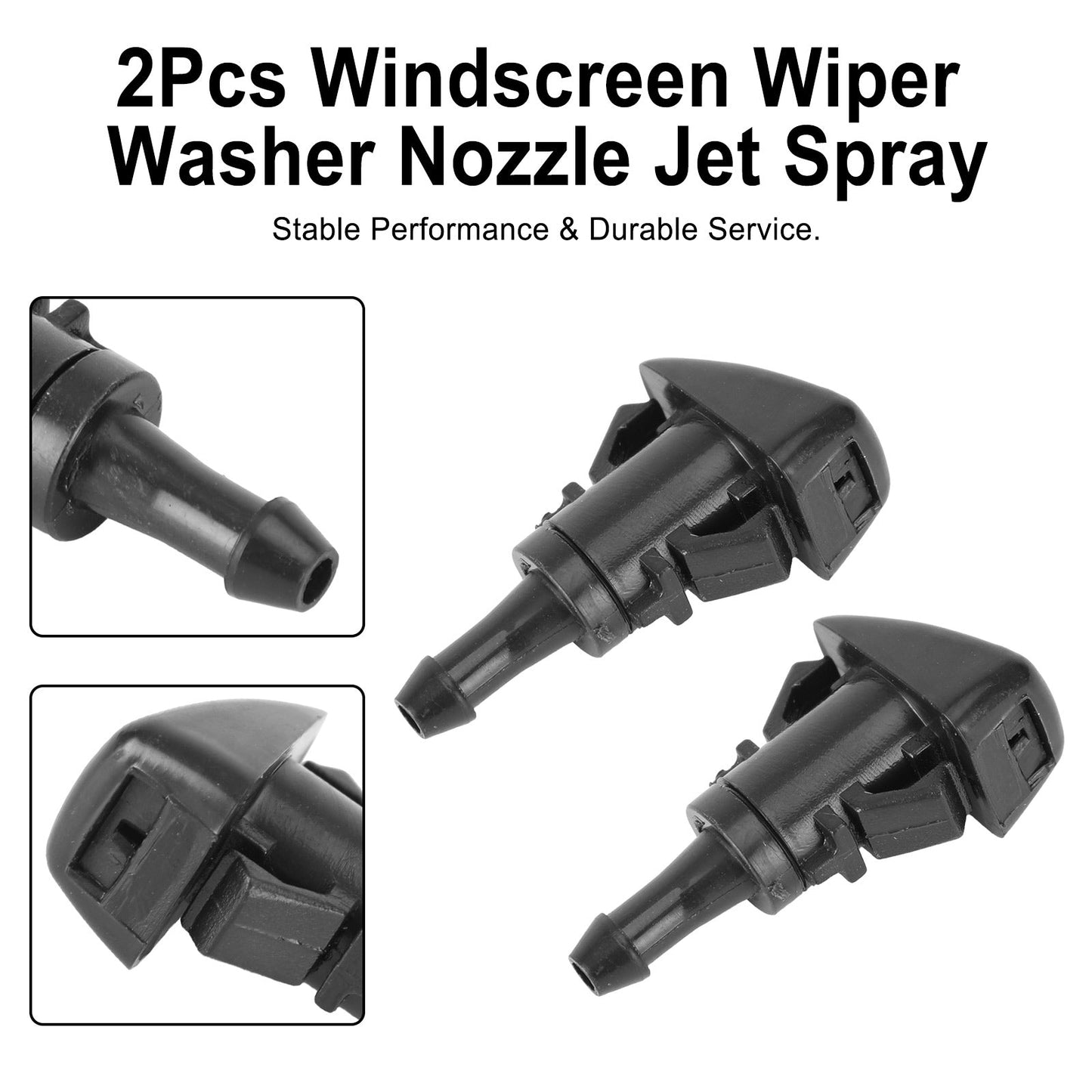 2 Stück Scheibenwischer-Waschdüsen-Spray für Dodge Journey 09-13 5116079AA Generic