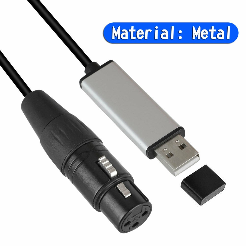 USB-ZU-DMX-SCHNittSTellenAdapter DMX512 BÜHNENLICHT-CONTROLLER-Kabel für Computer