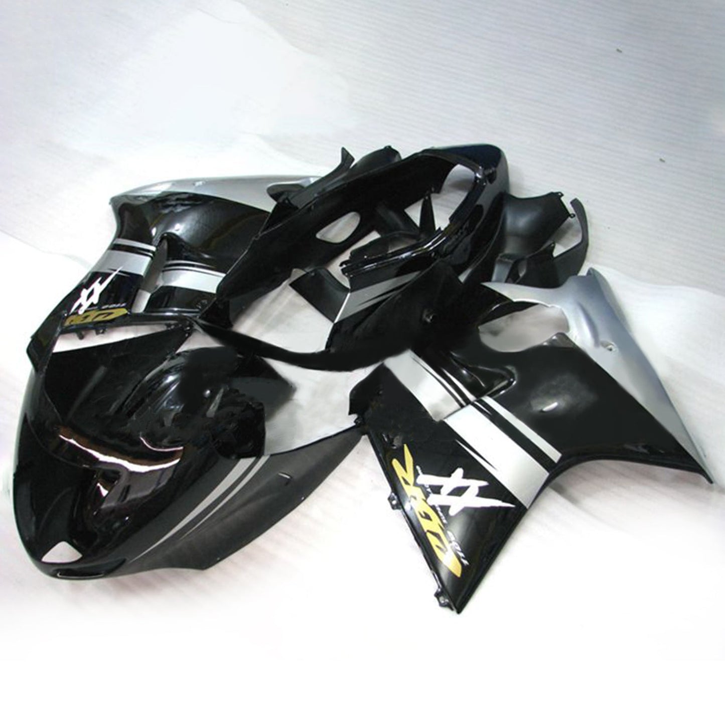 Amotopart Honda CBR1100XX SuperBlackBird 1996–2007 Verkleidungsset, Karosserie, ABS