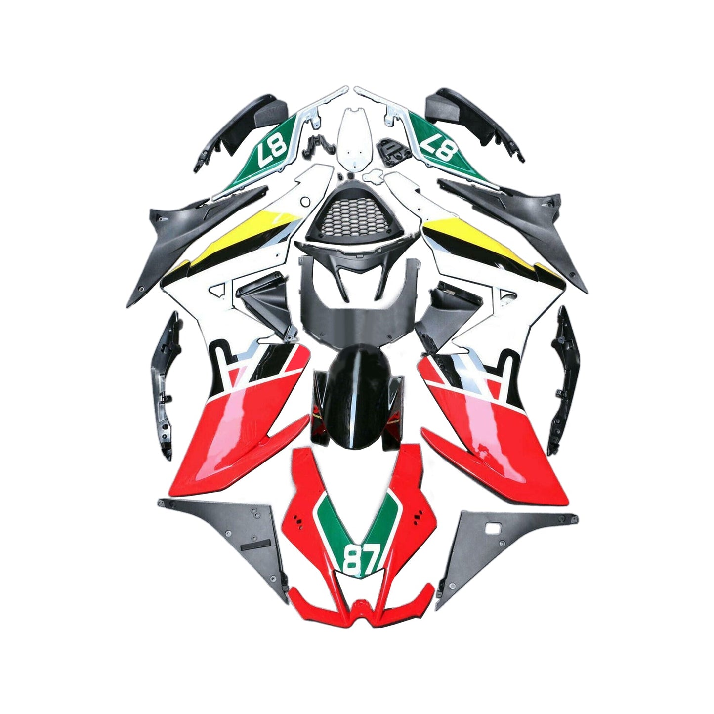 Amotopart Aprilia RSV4 1000 2009¨C2015 Verkleidungsset, Karosserie, Kunststoff, ABS