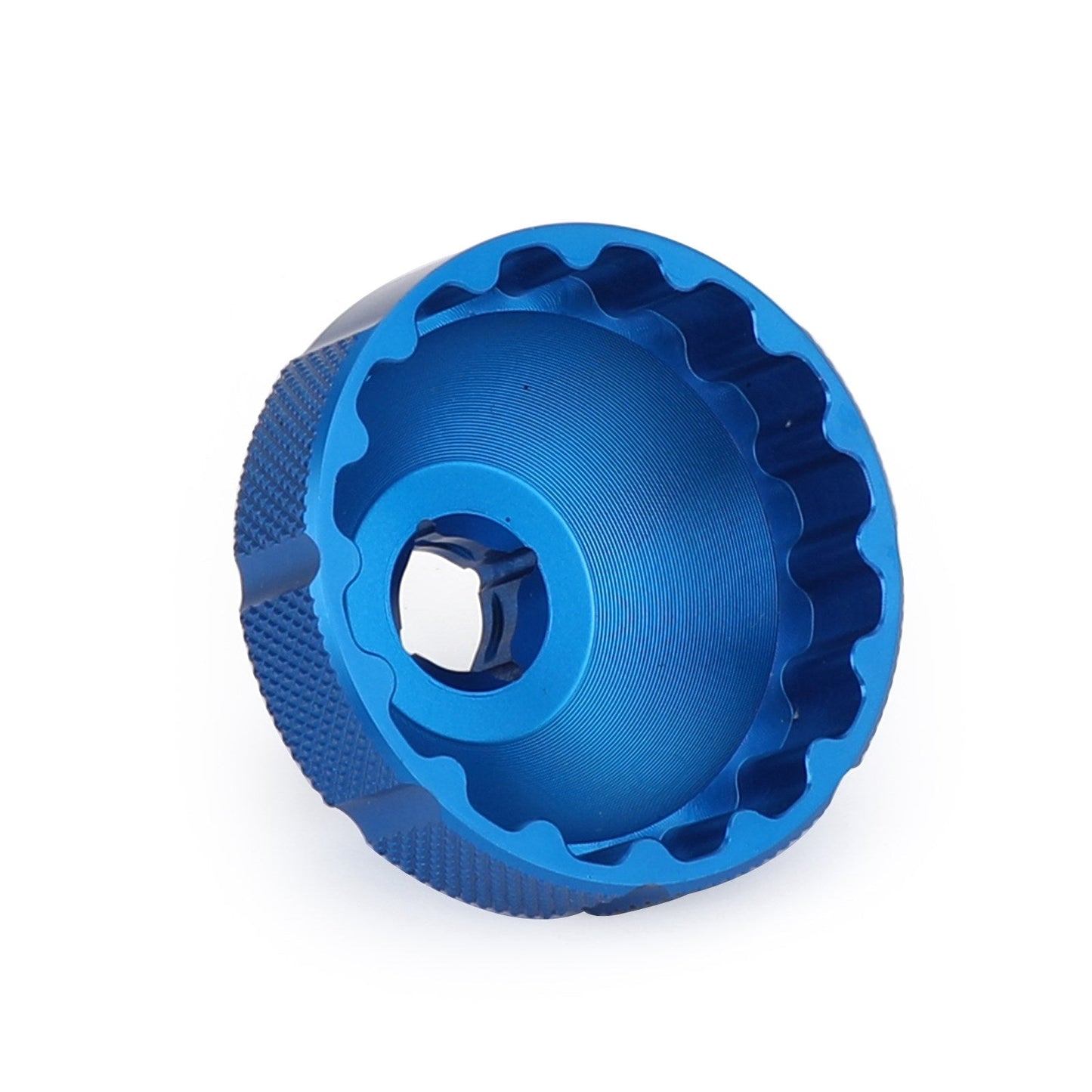 BBT-69.2 16-Kerbe 44 mm 3/8 "Antriebe externes Tretlagerwerkgaug Schwarz/Blau