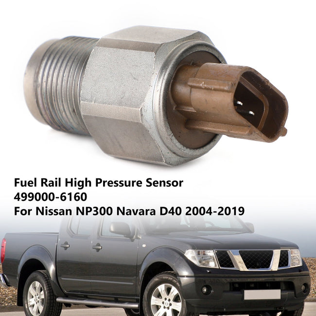 Capteur haute pression de rampe de carburant 499000-6160 pour Nissan Navara D40 Pathfinder générique