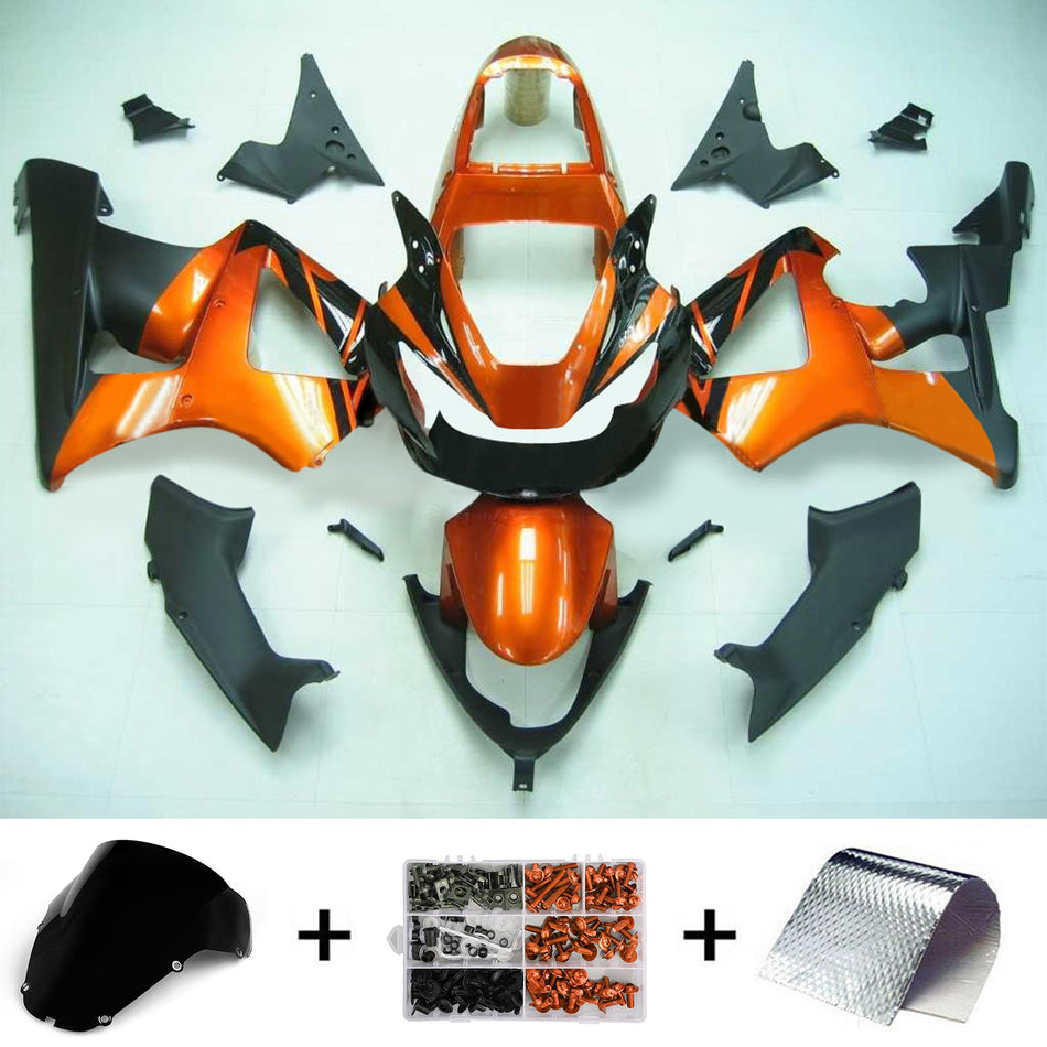 Amotopart Honda CBR929RR 2000-2001 Kit de carénage Corps Plastique ABS