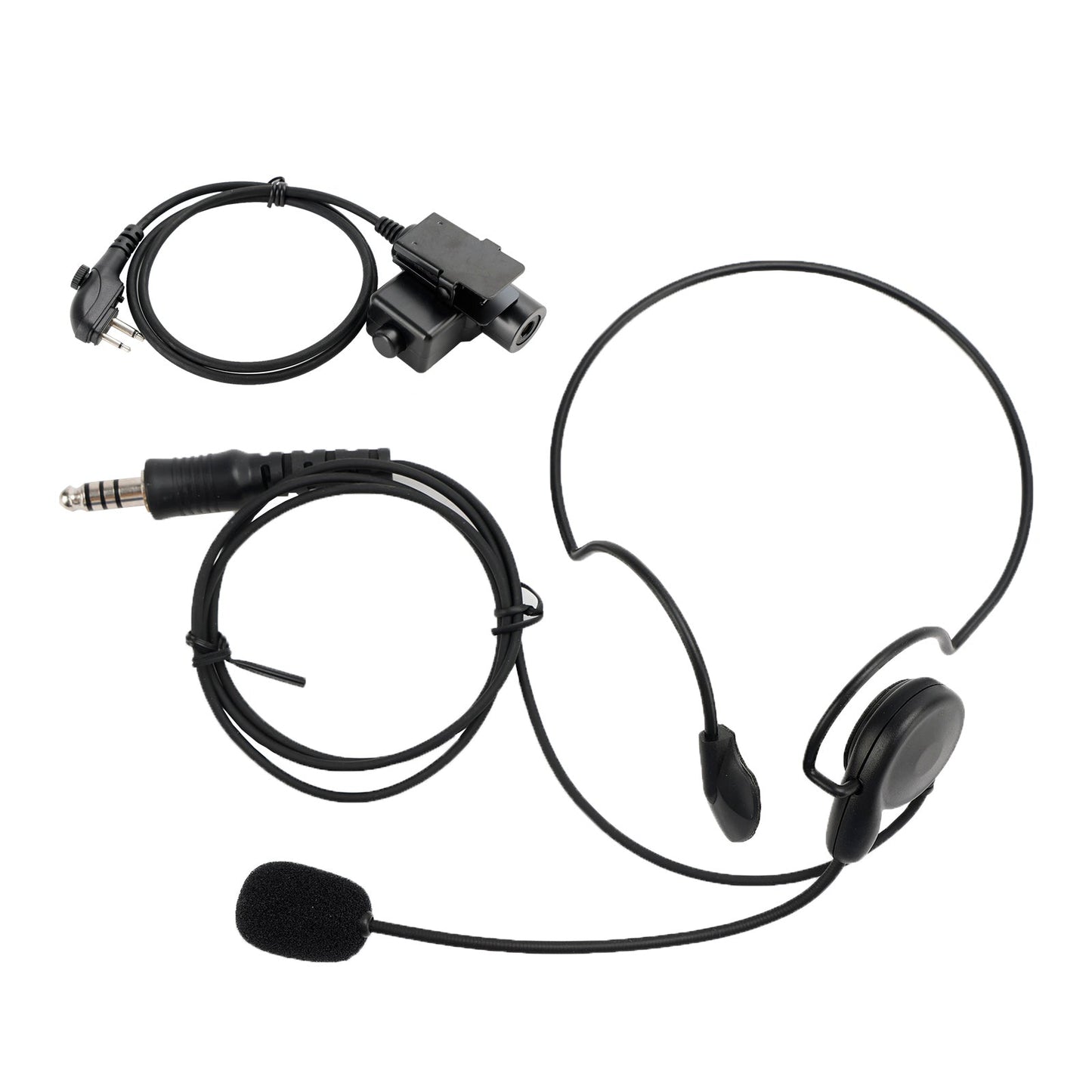 7,1-C7 Hinten Montieren Stecker Taktische Headset 6Pin U94 PTT Für HYT TD500 TD510 TD520