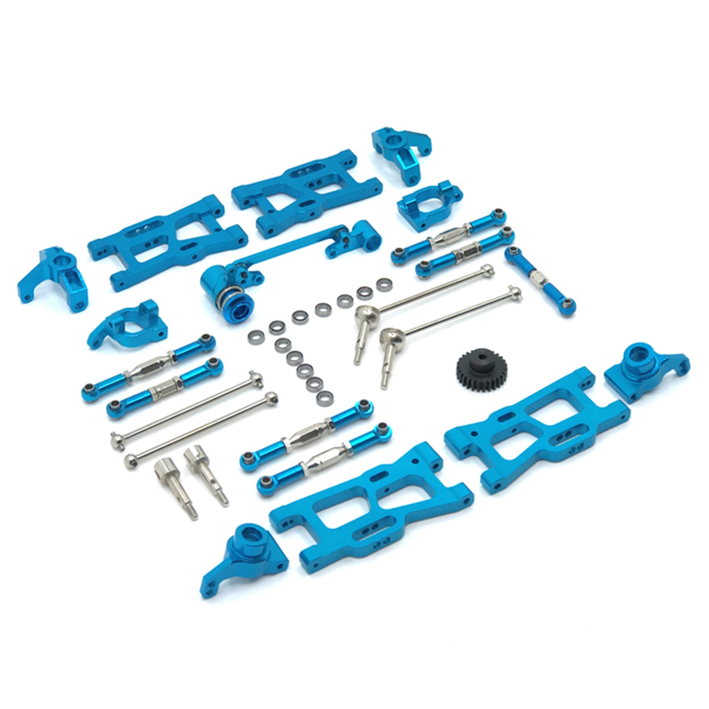 12Pcs Upgrade RC Teile Kit Für Wltoys 144001 144002 124016 124017 124018 124019