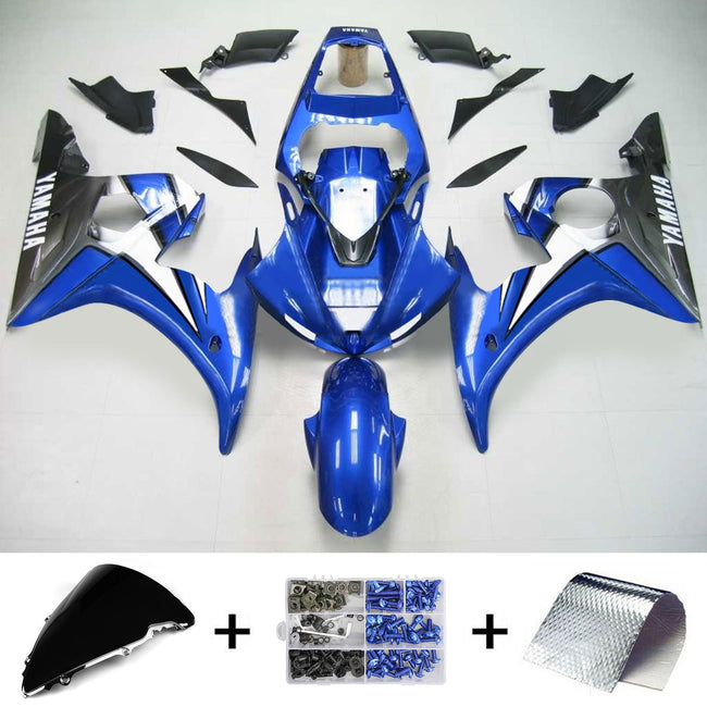 Injektionsverkaufskit Karosserie Kunststoff ABS fit für Yamaha 2003-2004 YZF 600 R6 & 2006-2009 YZF R6S #137