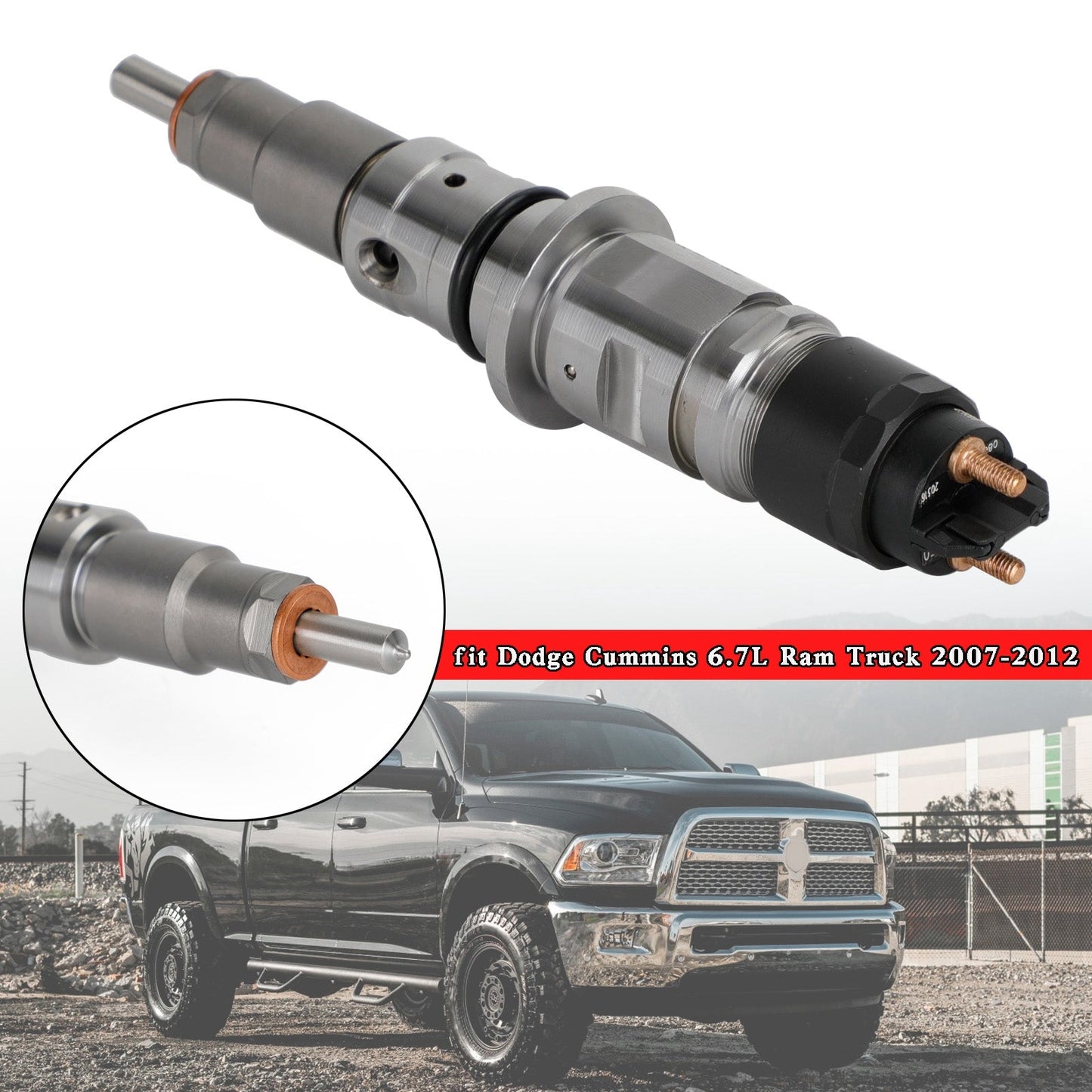 Dodge Cummins 6.7L Ram Truck 2007-2012 1PCS /6PCS Common Rail Diesel Fuel Injector Generic