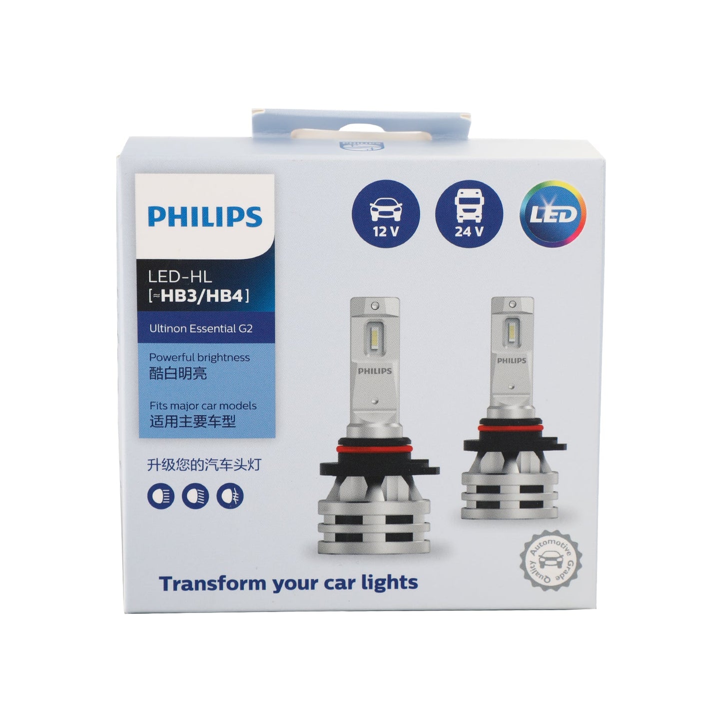 Pour Philips 11005UE2X2 Ultinon Essential G2 phare LED HB3/4 24W 6500K