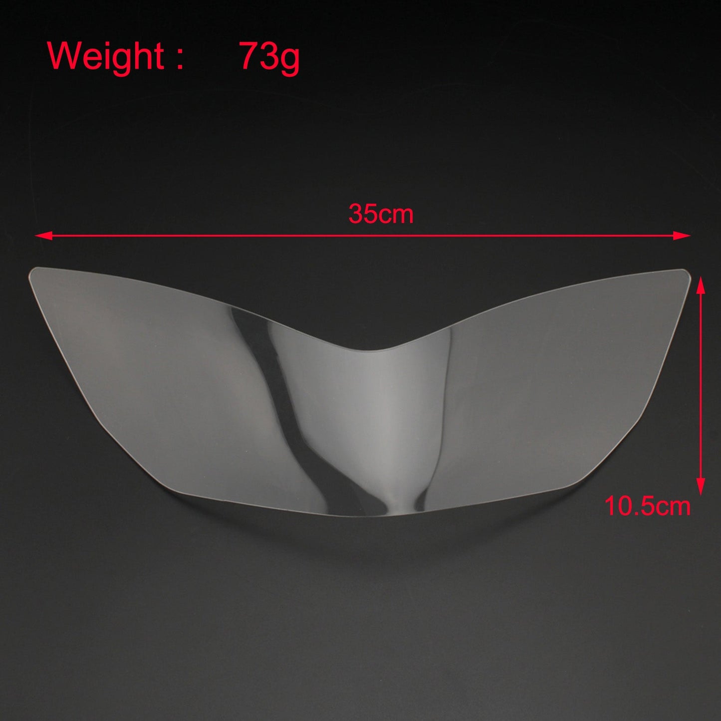 Frontscheinwerfer-Objektivschmutz Schutzlinse Passend für Honda Forza 300 2018-2019 Rauch Generikum