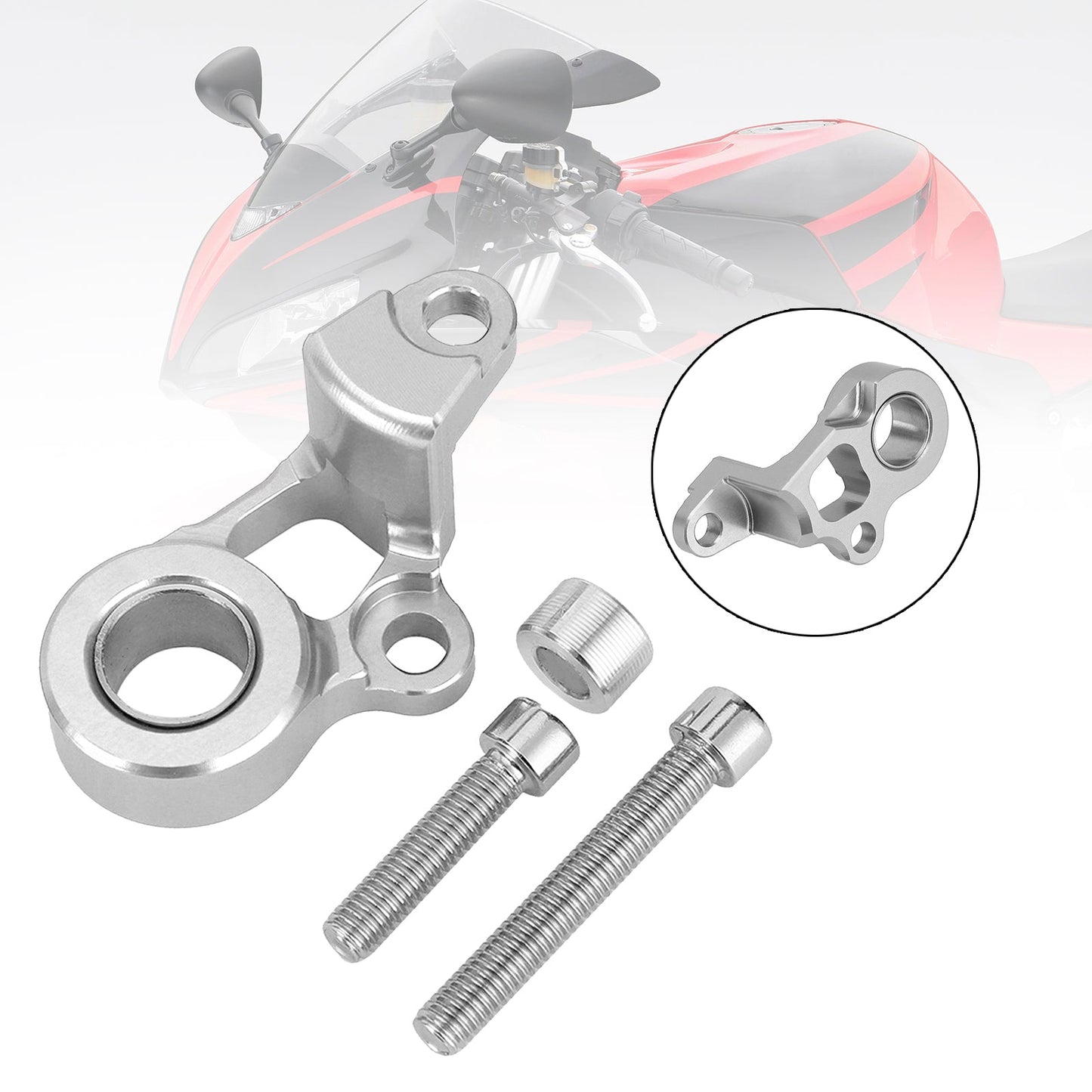 Honda Cbr1000Rr-R 2020-2022 2021 CNC-Schaltgetriebestabilisator Hochmodifiziertes Silber