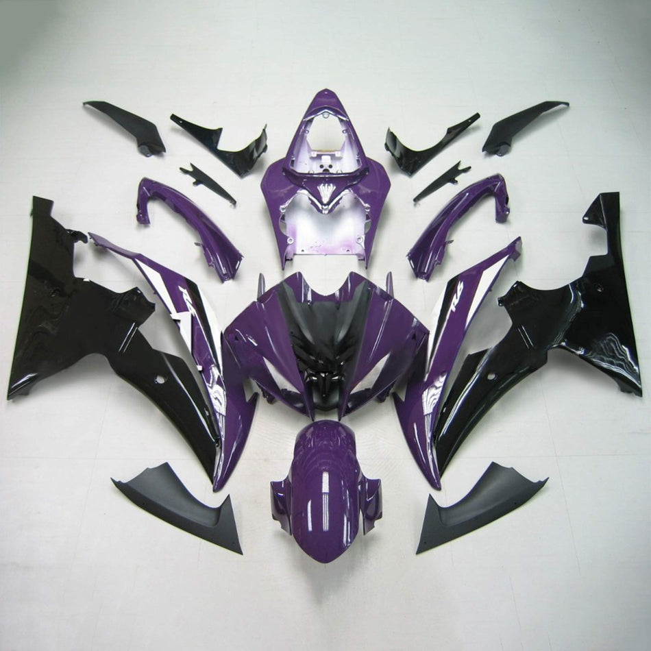Amotopart Yamaha 2008-2016 YZF 600 R6 Kit Craignant Noir Violet