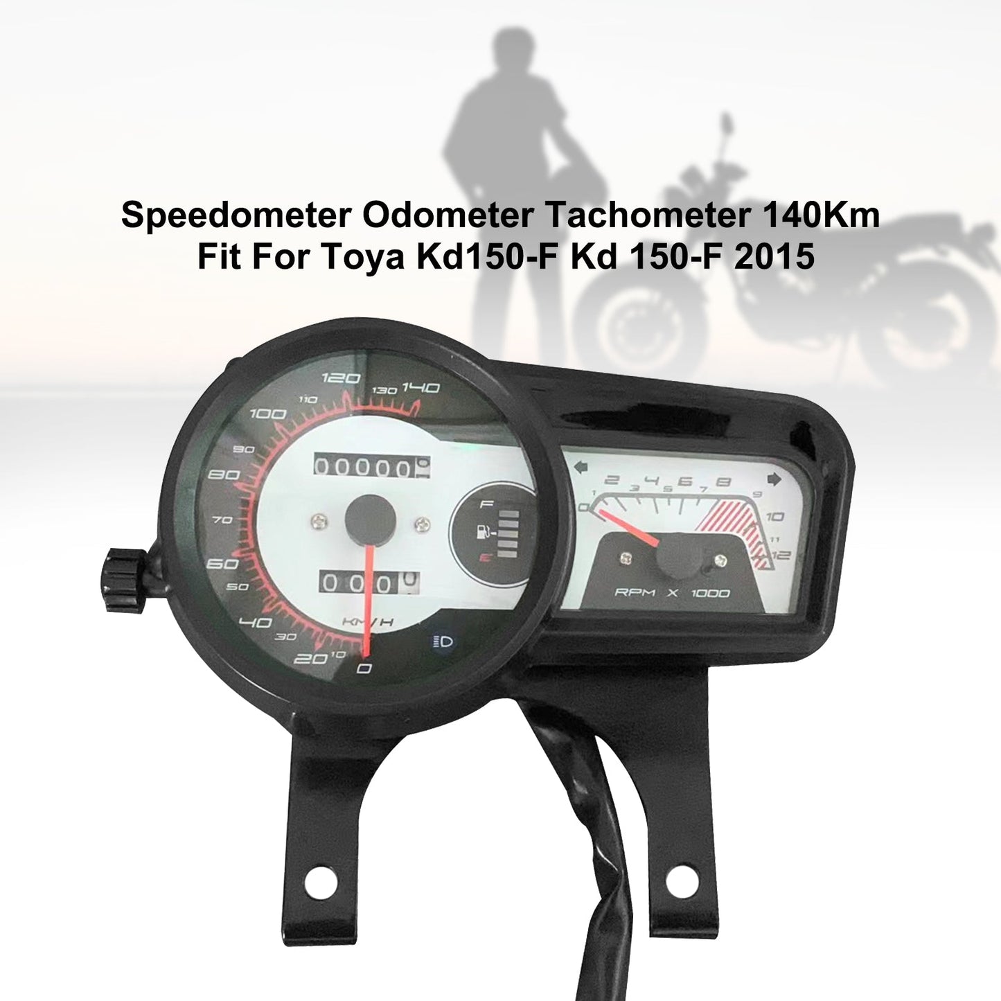 Toya Kd150-F Kd 150-F 2015 140Km Compteur de vitesse Jauge Tachymètre Odomètre