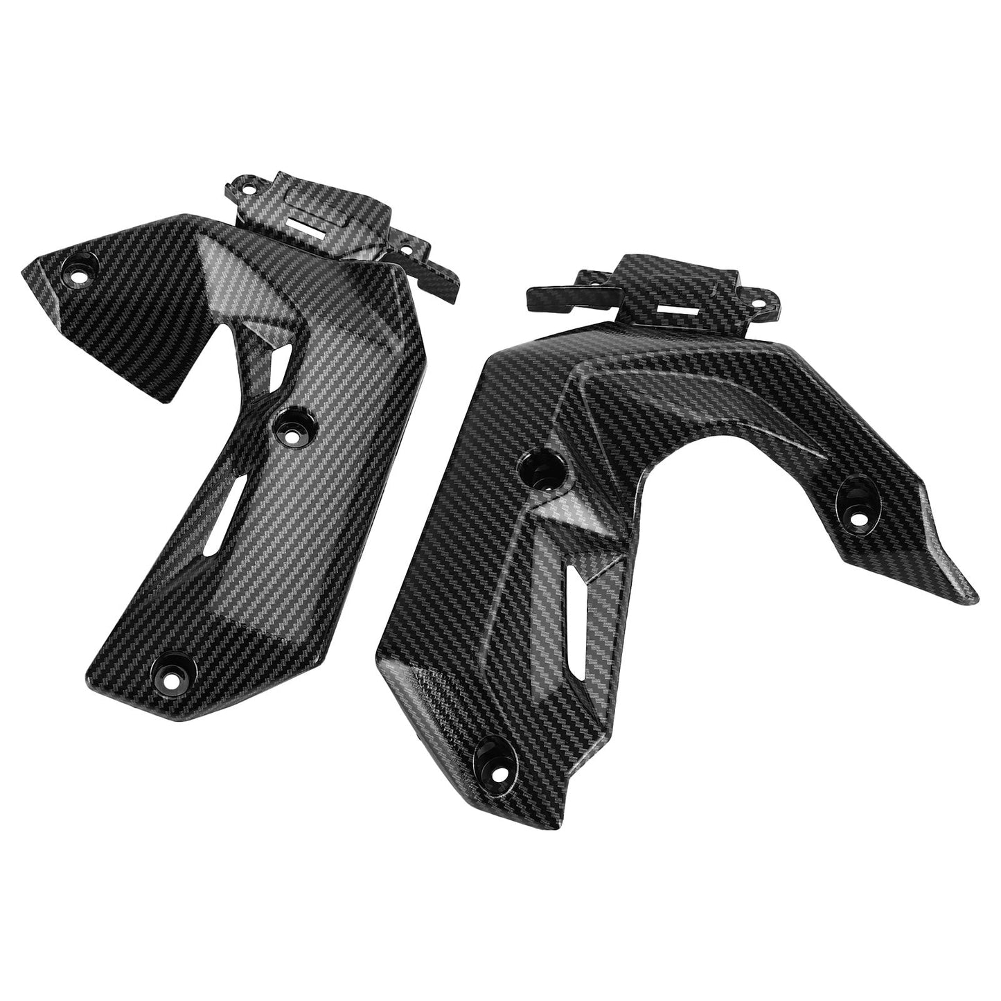 Garnitures de couvercle de radiateur latéral en plastique ABS pour Kawasaki Z650 2017-2019