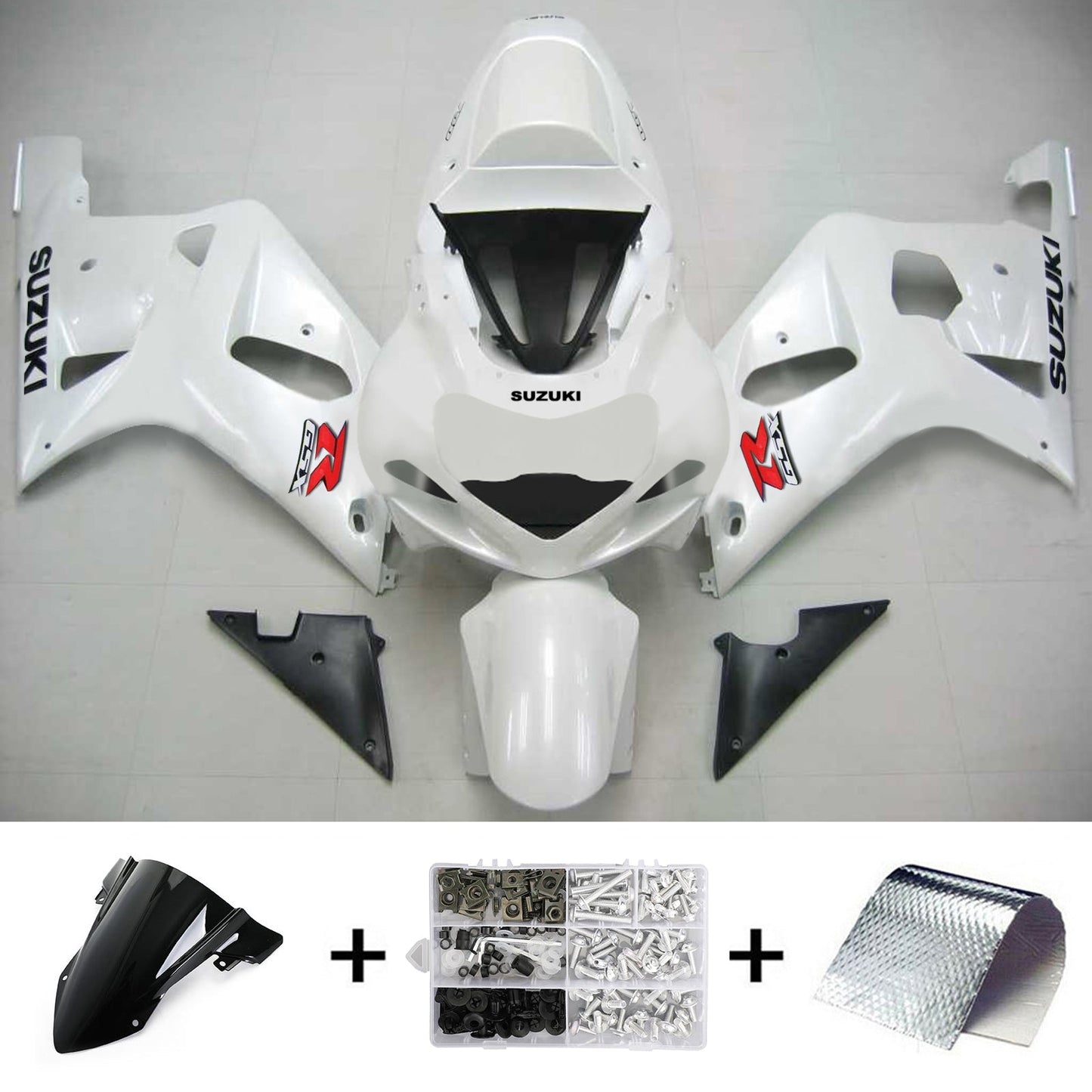 Amotopart Suzuki GSXR750 2001-2003 Verkleidungskit Karosserie Plastik